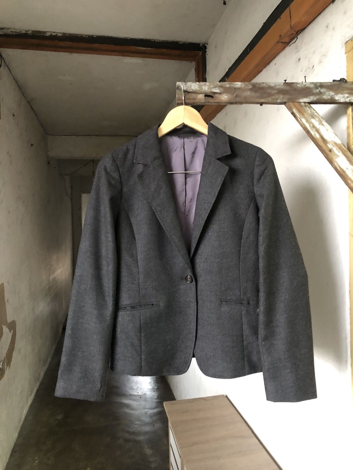 Loro Piana Vintage Loro Piana x Kiyoko Takase Single Breasted Blazer Size M / US 6-8 / IT 42-44 - 4 Thumbnail