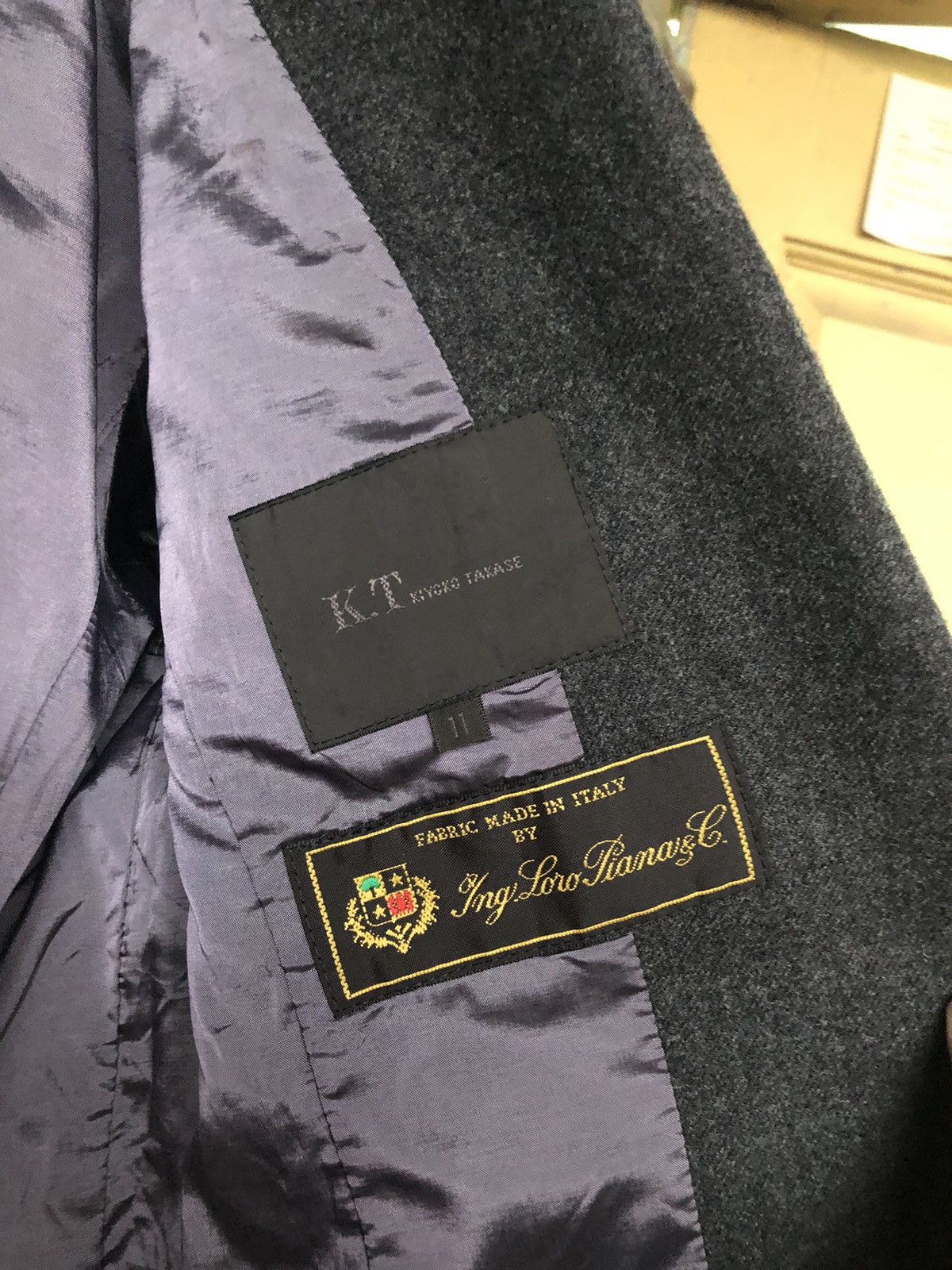 Loro Piana Vintage Loro Piana x Kiyoko Takase Single Breasted Blazer Size M / US 6-8 / IT 42-44 - 10 Thumbnail