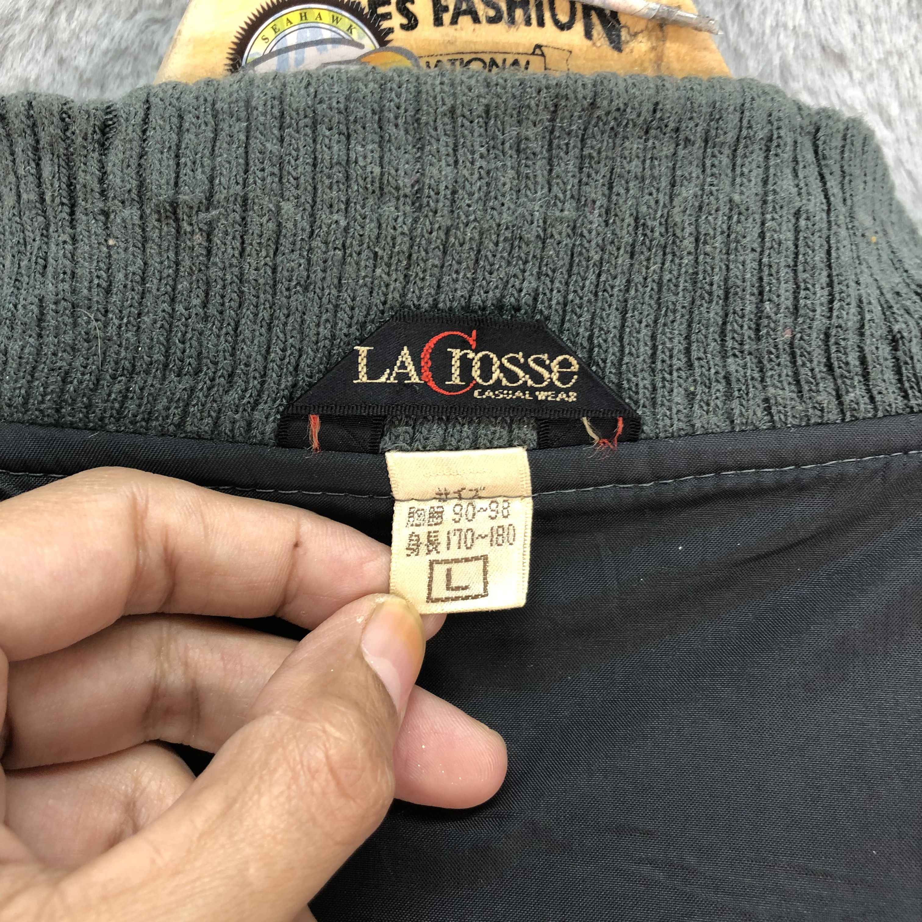Japanese Brand Vintage LaCrosse Casual Wear Wool Varsity Jacket #4899-175 Size US L / EU 52-54 / 3 - 7 Thumbnail