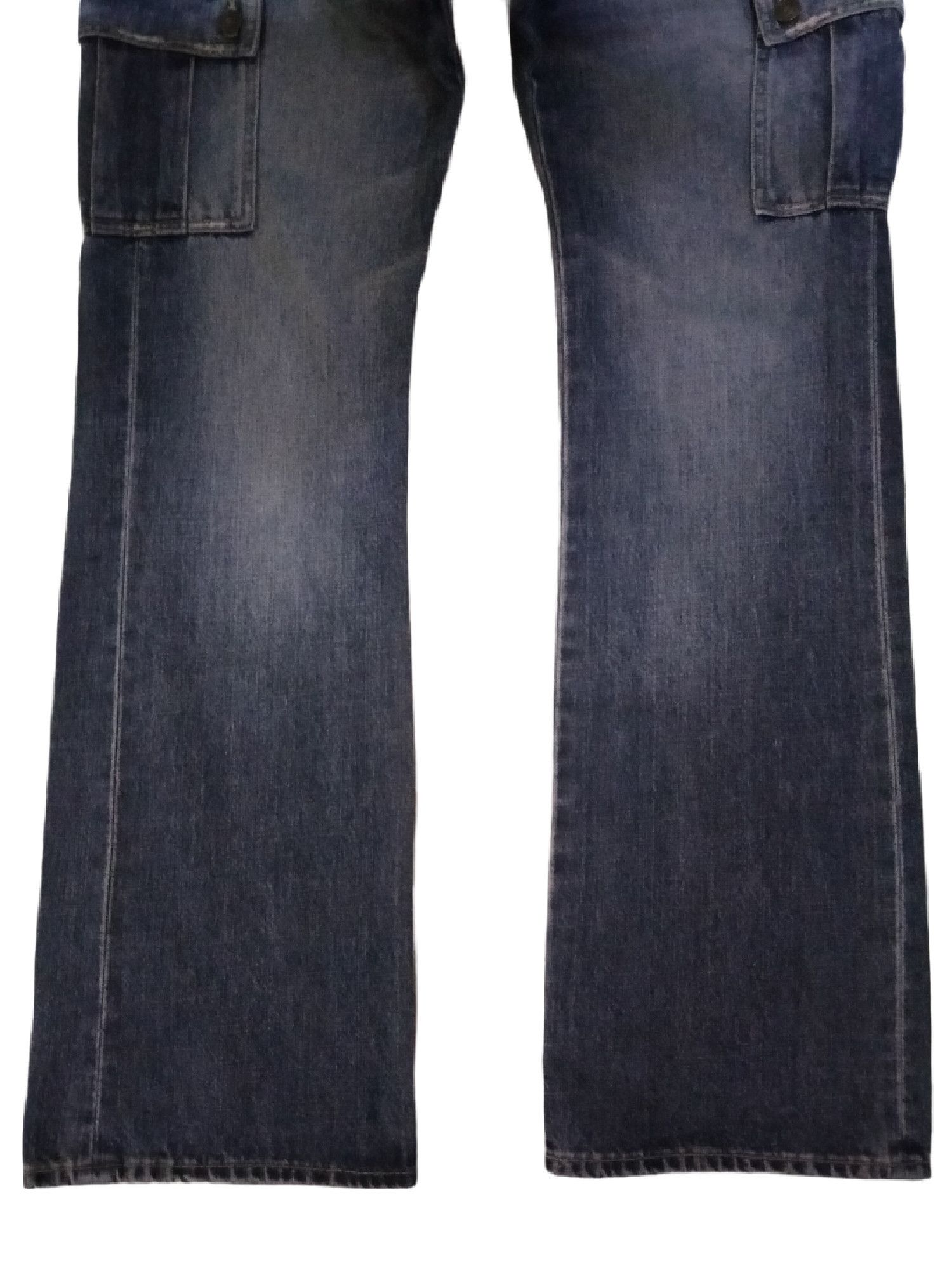 Japanese Brand Vintage Japanese Brand Unknown Cargo Denim Jeans Size US 32 / EU 48 - 6 Thumbnail