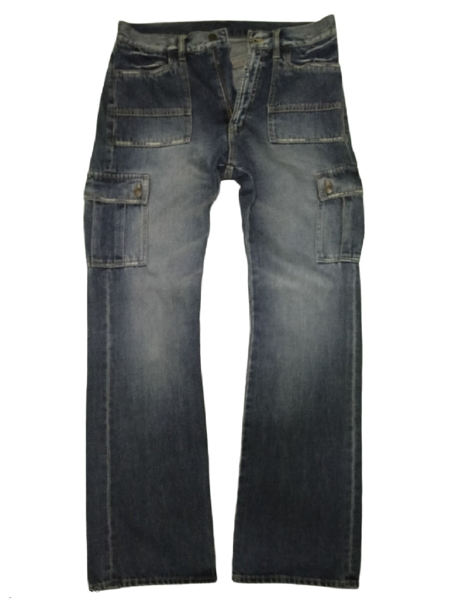 Japanese Brand Vintage Japanese Brand Unknown Cargo Denim Jeans Size US 32 / EU 48 - 3 Thumbnail