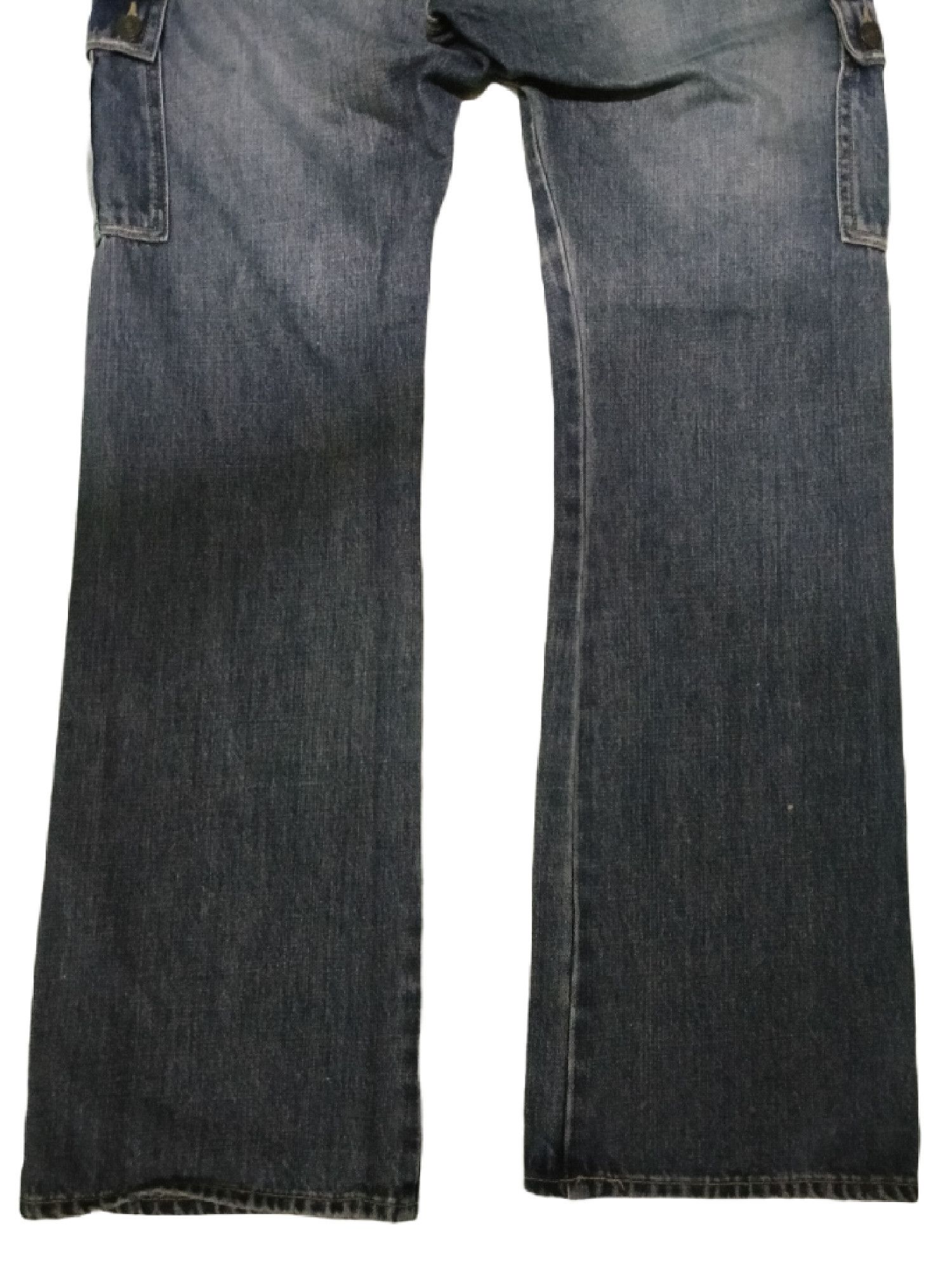 Japanese Brand Vintage Japanese Brand Unknown Cargo Denim Jeans Size US 32 / EU 48 - 9 Thumbnail