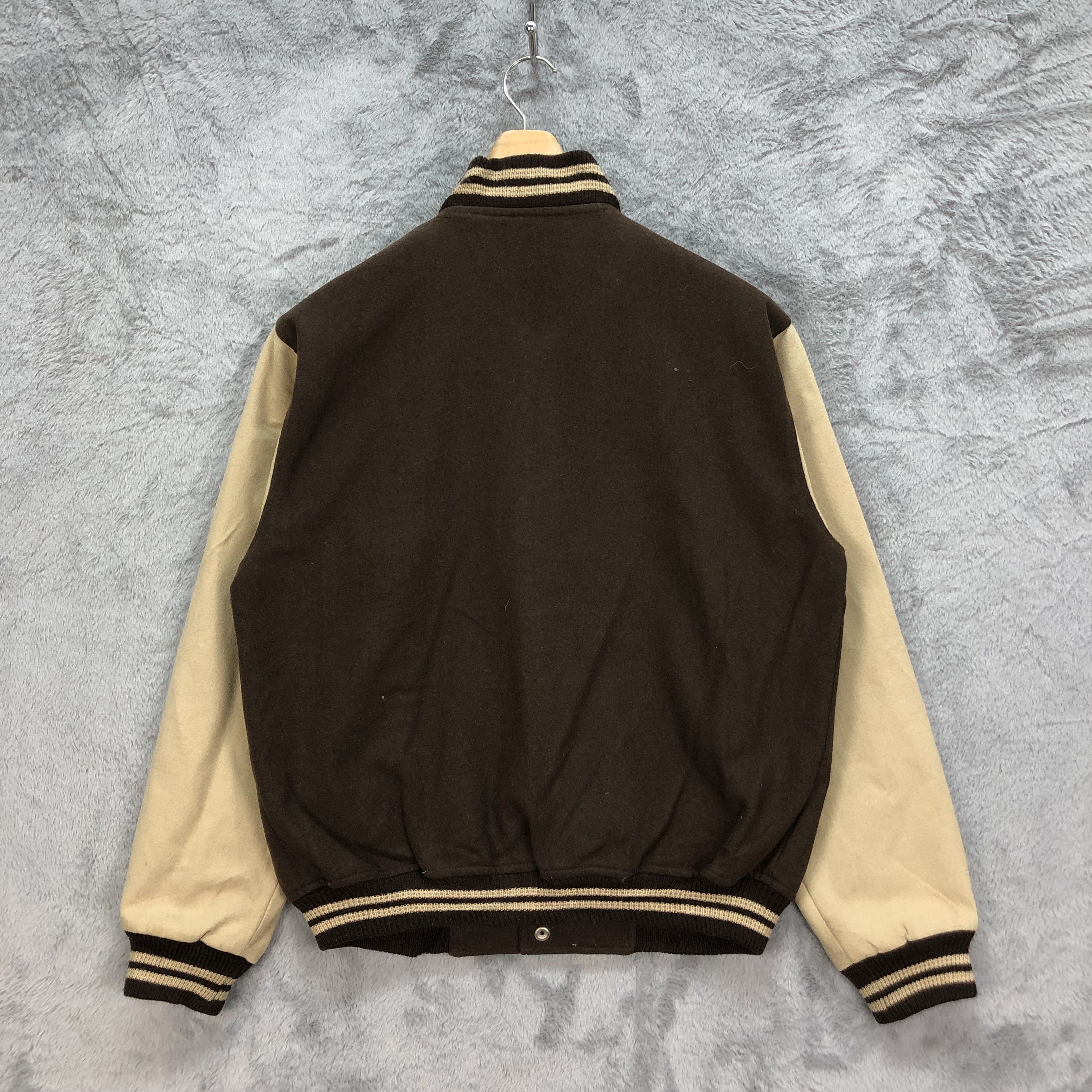 Japanese Brand Casual Wear For Men Wool Varsity Jacket #4900-175 Size US L / EU 52-54 / 3 - 8 Thumbnail