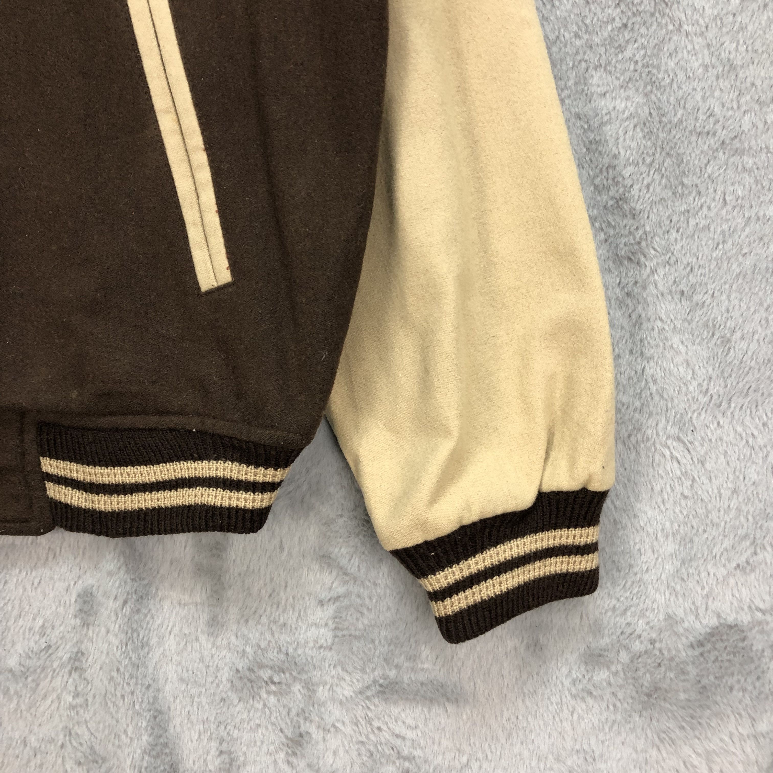 Japanese Brand Casual Wear For Men Wool Varsity Jacket #4900-175 Size US L / EU 52-54 / 3 - 4 Thumbnail