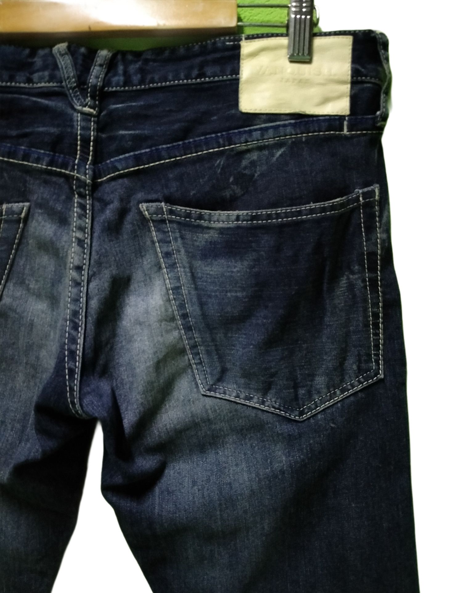 Vanquish Japanese Brand Vanquish Distressed Bolt Denim Jeans Size US 34 / EU 50 - 14 Thumbnail