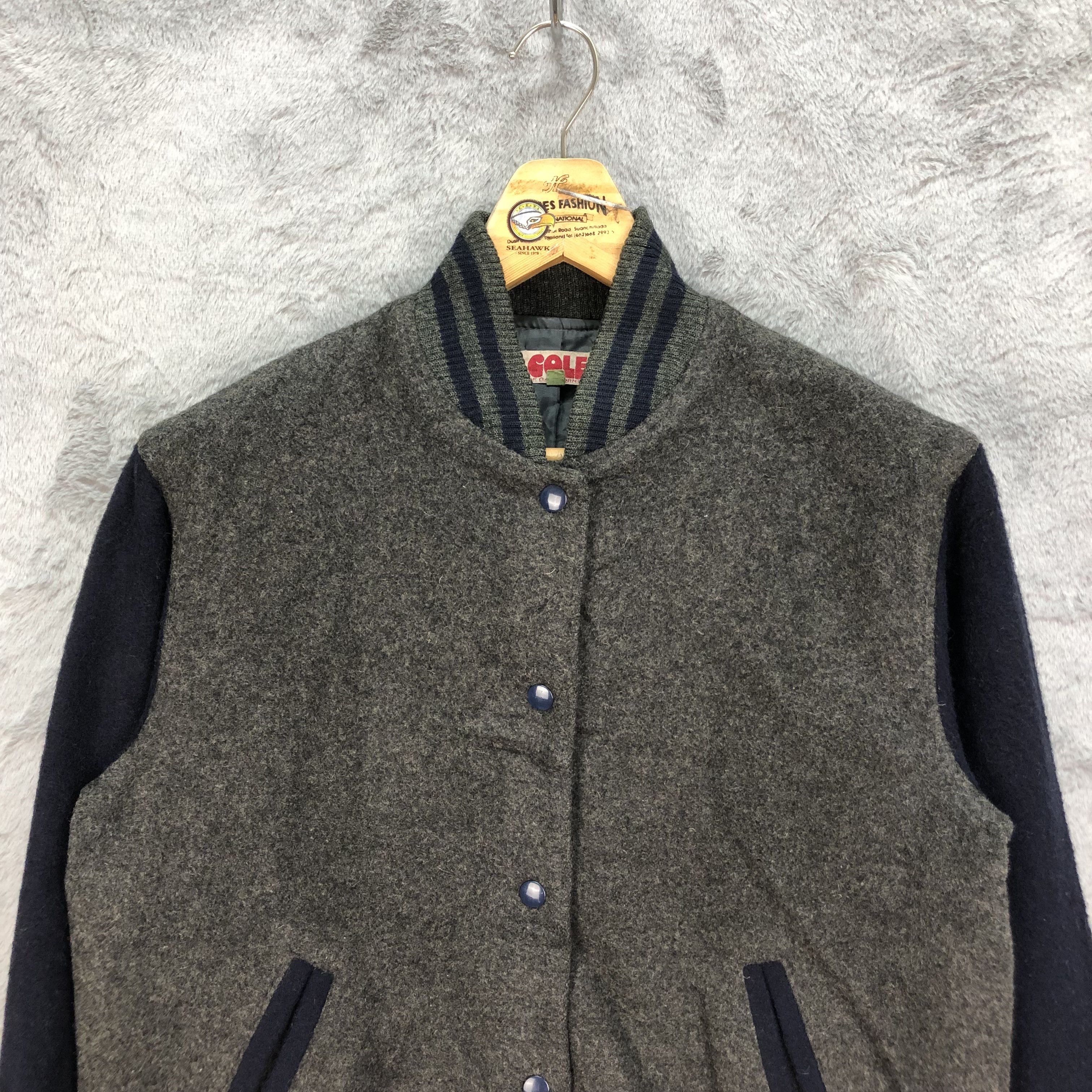 Vintage Vintage COLE of California Wool Varsity Jacket #4897-175 Size M / US 6-8 / IT 42-44 - 2 Thumbnail