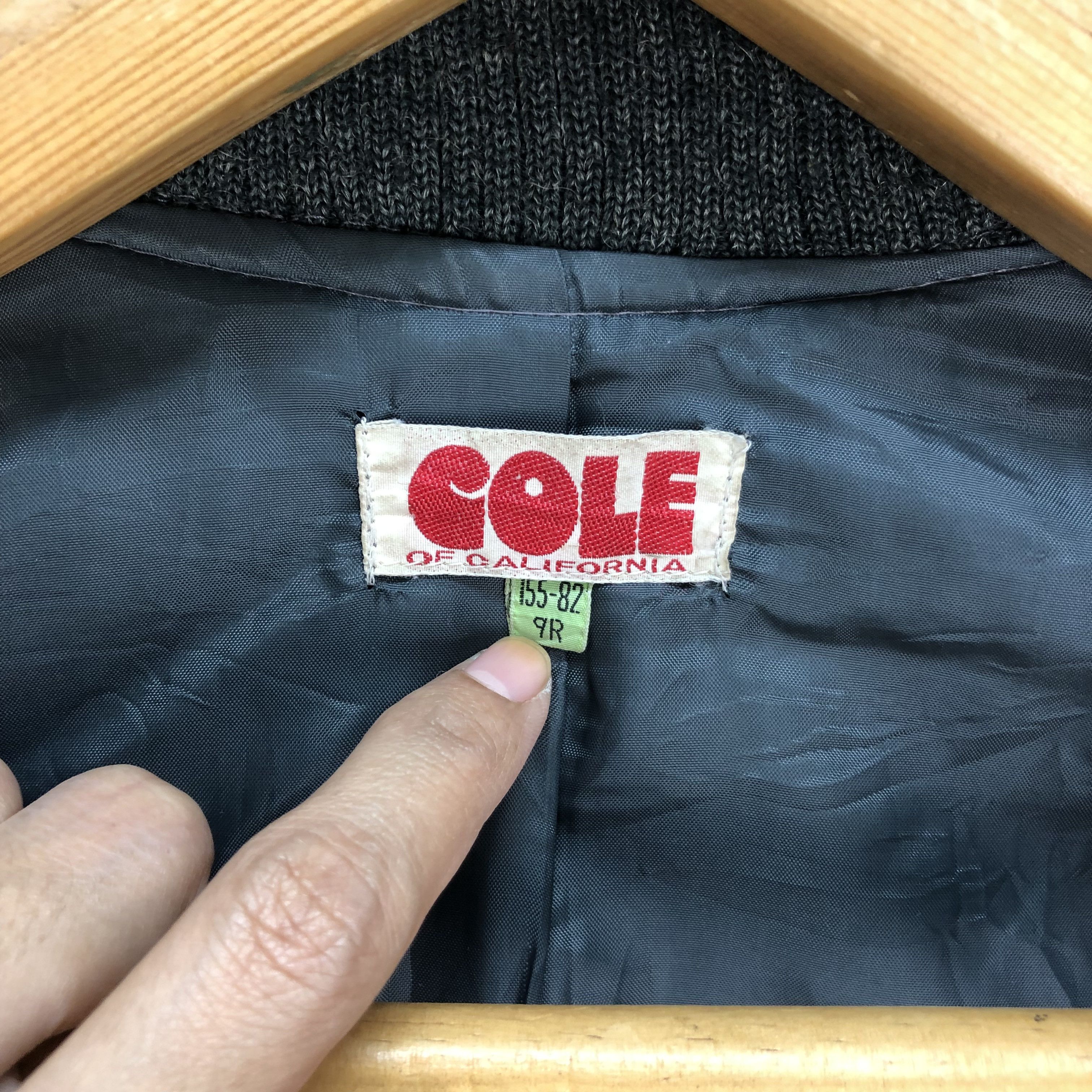 Vintage Vintage COLE of California Wool Varsity Jacket #4897-175 Size M / US 6-8 / IT 42-44 - 7 Thumbnail