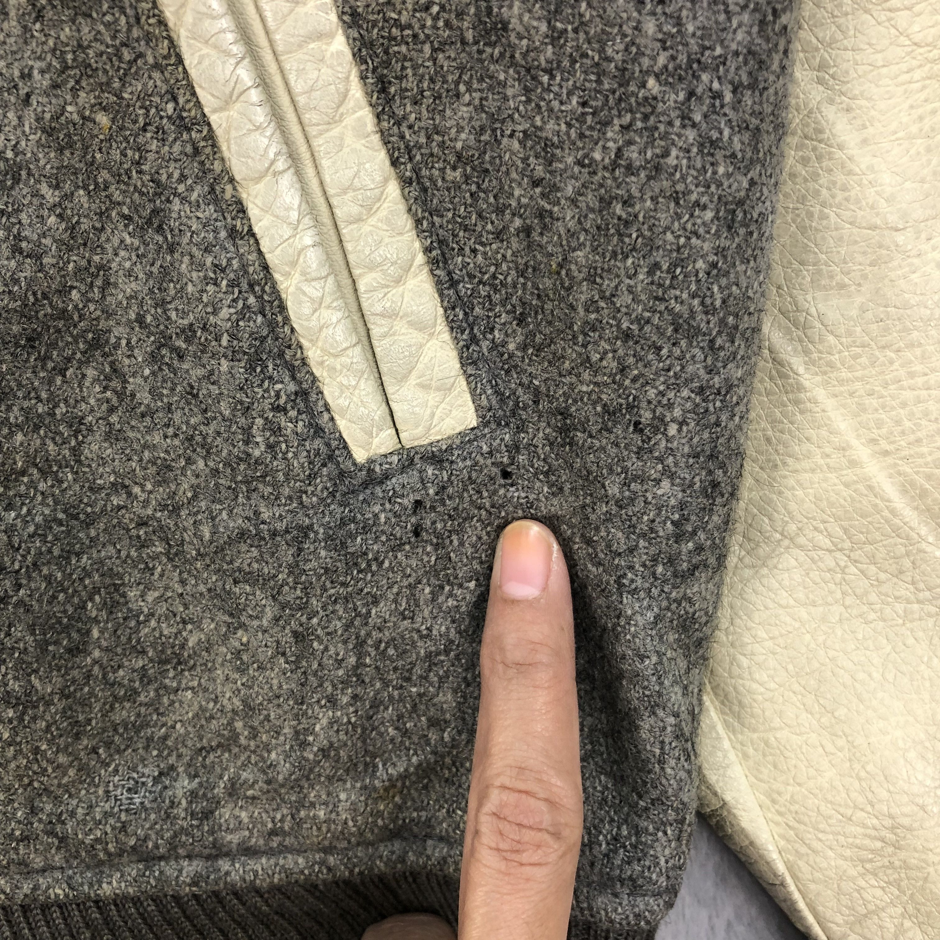 Japanese Brand Vintage SPORTY CASTAL Wool Leather Varsity Jacket #4852--174 Size US M / EU 48-50 / 2 - 8 Thumbnail