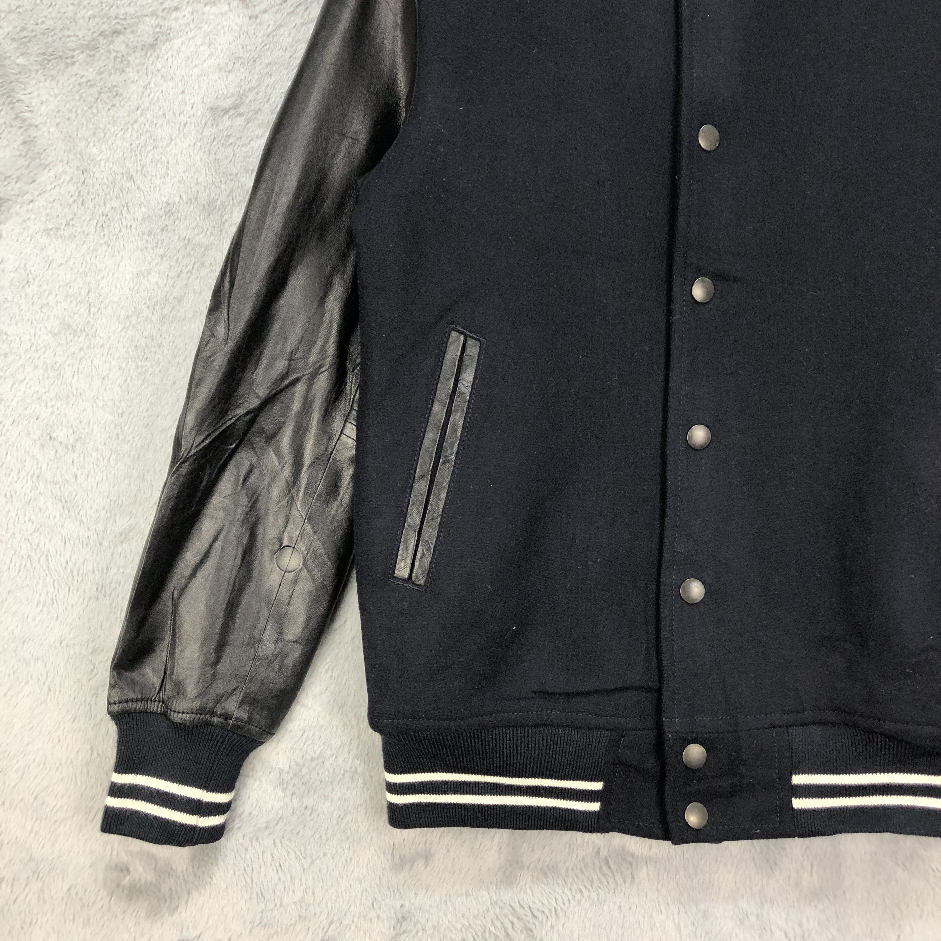 Japanese Brand Ships Wool Varsity Jacket #4847-174 Size US L / EU 52-54 / 3 - 4 Thumbnail