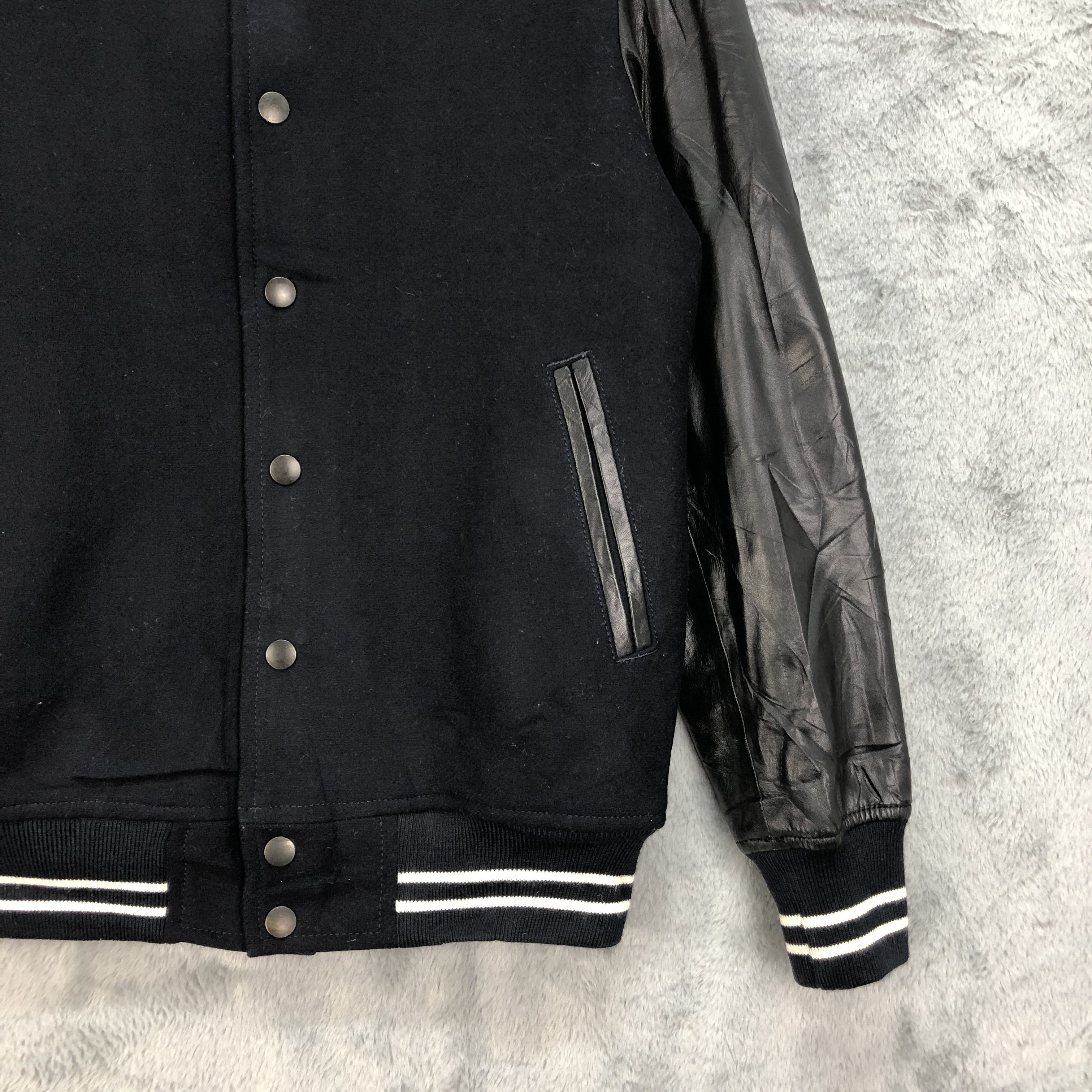 Japanese Brand Ships Wool Varsity Jacket #4847-174 Size US L / EU 52-54 / 3 - 5 Thumbnail