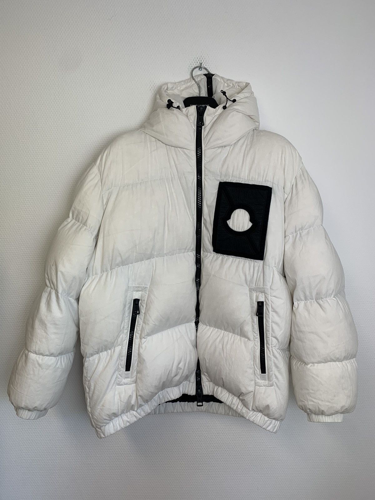 image of Craig Green x Moncler “Treshers” White Down Jacket - Size 3, Men's