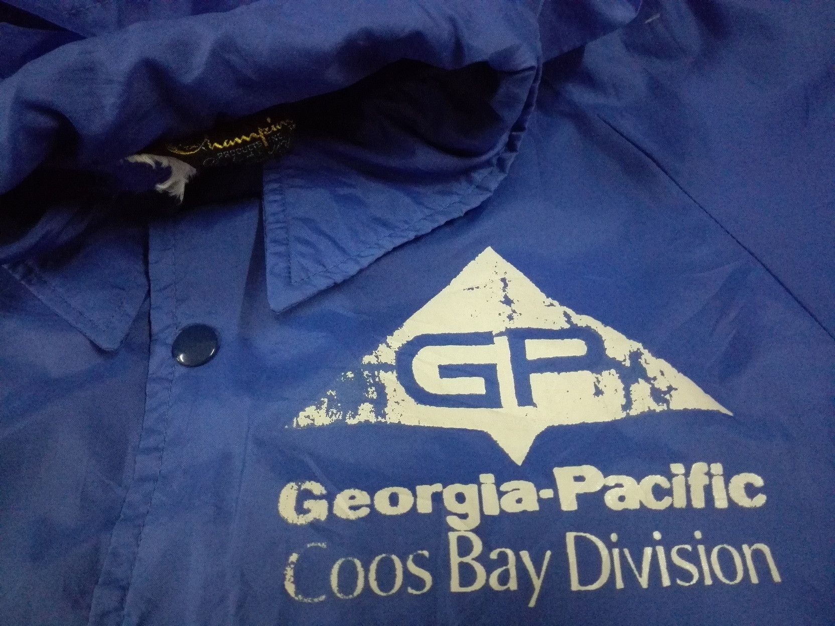Champion VINTAGE 80s CHAMPION RUNNING MAN GEORGIA PACIFIC JACKET Size US L / EU 52-54 / 3 - 2 Thumbnail