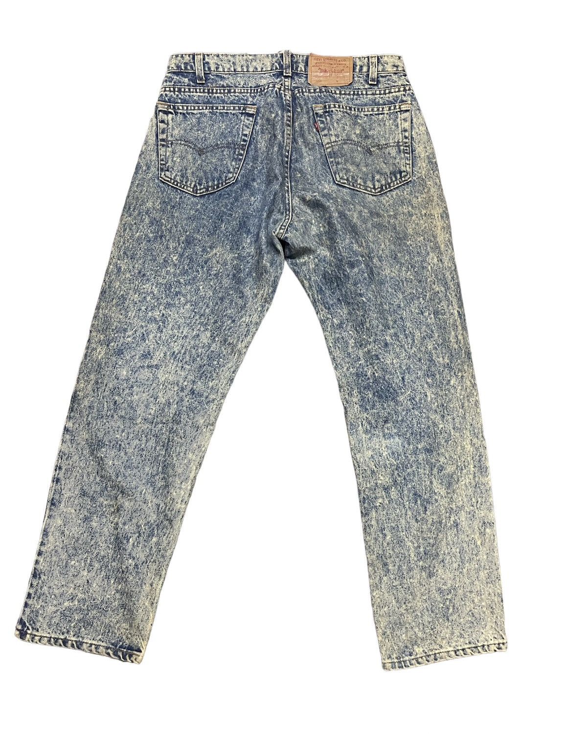 Levi's Vintage 90s Levis acid wash blue denim Size US 34 / EU 50 - 2 Thumbnail