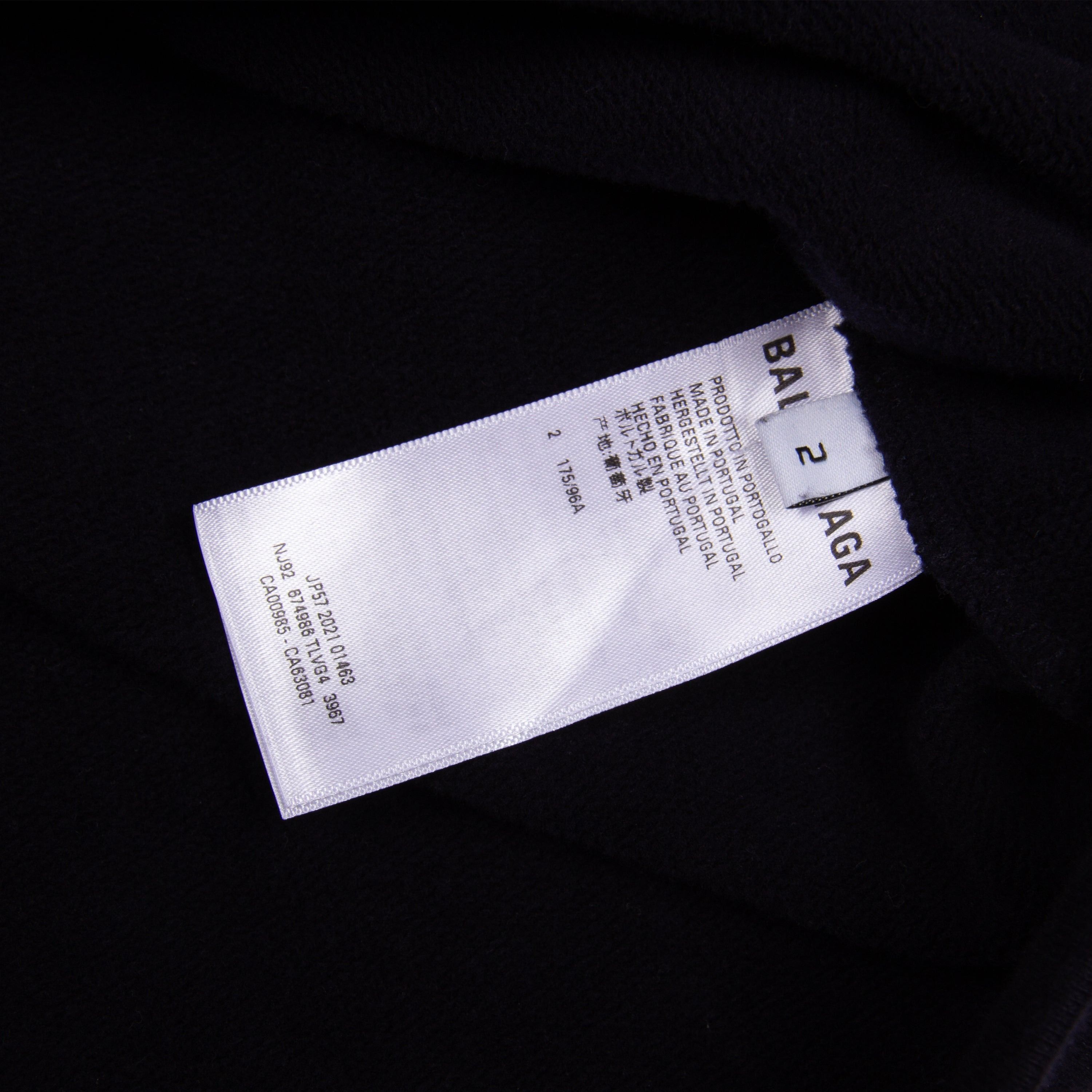 Balenciaga BALENCIAGA DISTRESSED NO COMMENT HOODIE | 2 Size US M / EU 48-50 / 2 - 5 Thumbnail