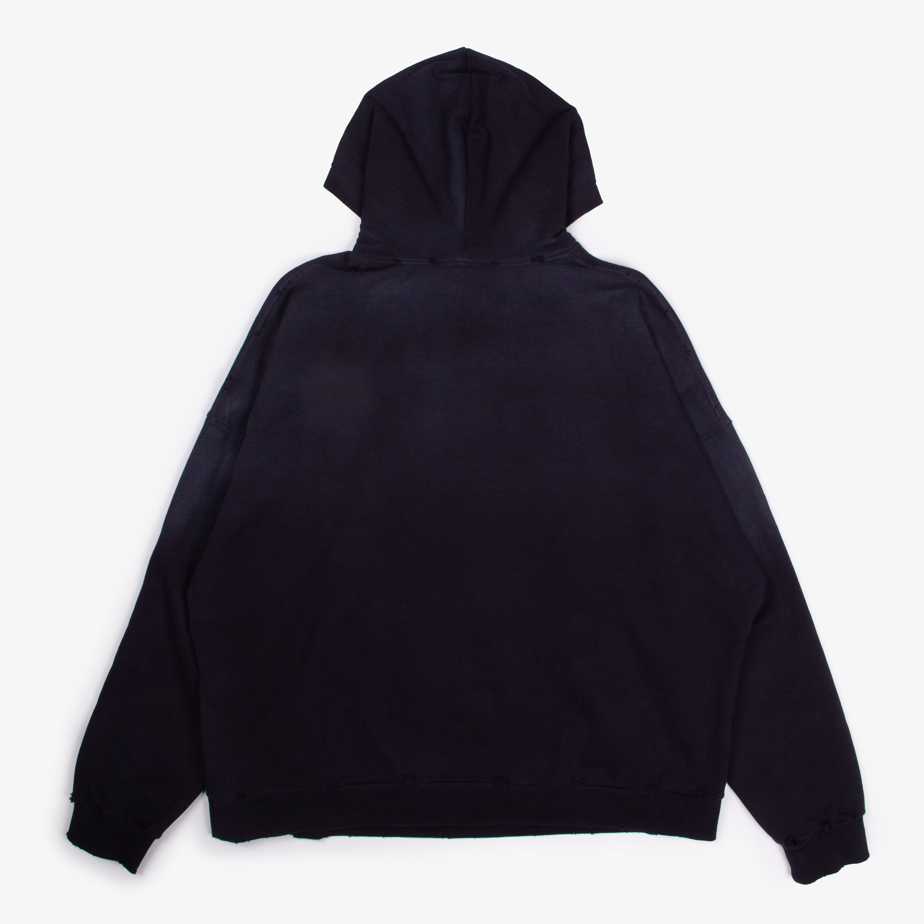 Balenciaga BALENCIAGA DISTRESSED NO COMMENT HOODIE | 2 Size US M / EU 48-50 / 2 - 3 Thumbnail
