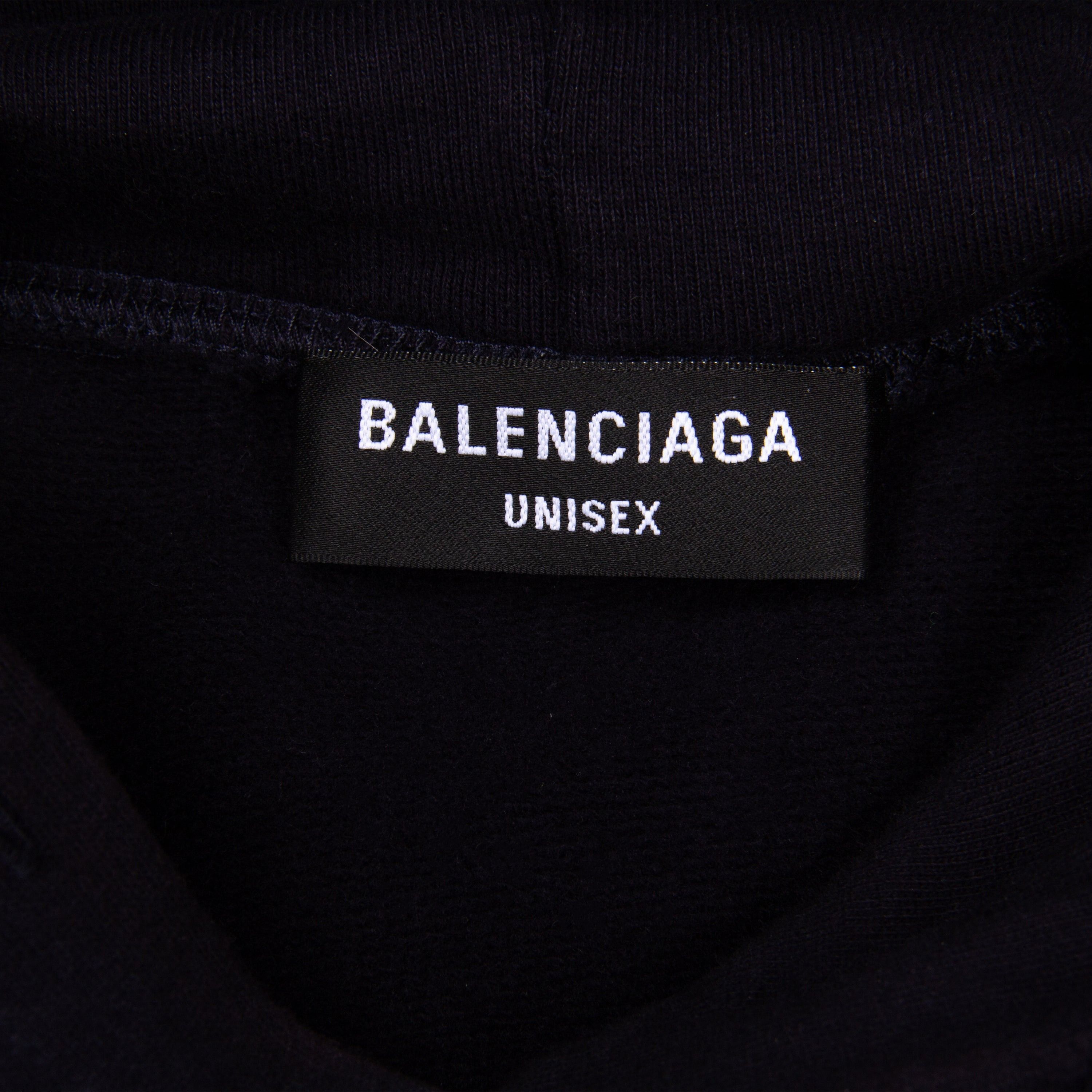 Balenciaga BALENCIAGA DISTRESSED NO COMMENT HOODIE | 2 Size US M / EU 48-50 / 2 - 4 Thumbnail