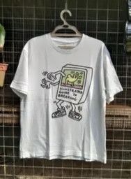 Keith Haring × Uniqlo KEITH HARING ILLUSTRATED GUIDE TO BREAKING T-SHIRT Size US M / EU 48-50 / 2 - 1 Thumbnail