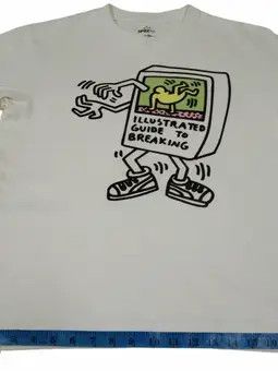 Keith Haring × Uniqlo KEITH HARING ILLUSTRATED GUIDE TO BREAKING T-SHIRT Size US M / EU 48-50 / 2 - 12 Thumbnail