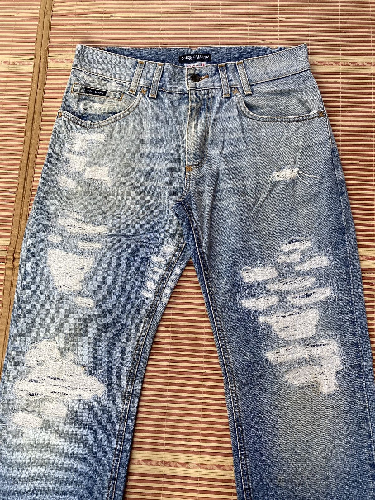 Dolce & Gabbana Vintage Dolce & Gabbana Distressed Pant Size US 32 / EU 48 - 3 Thumbnail