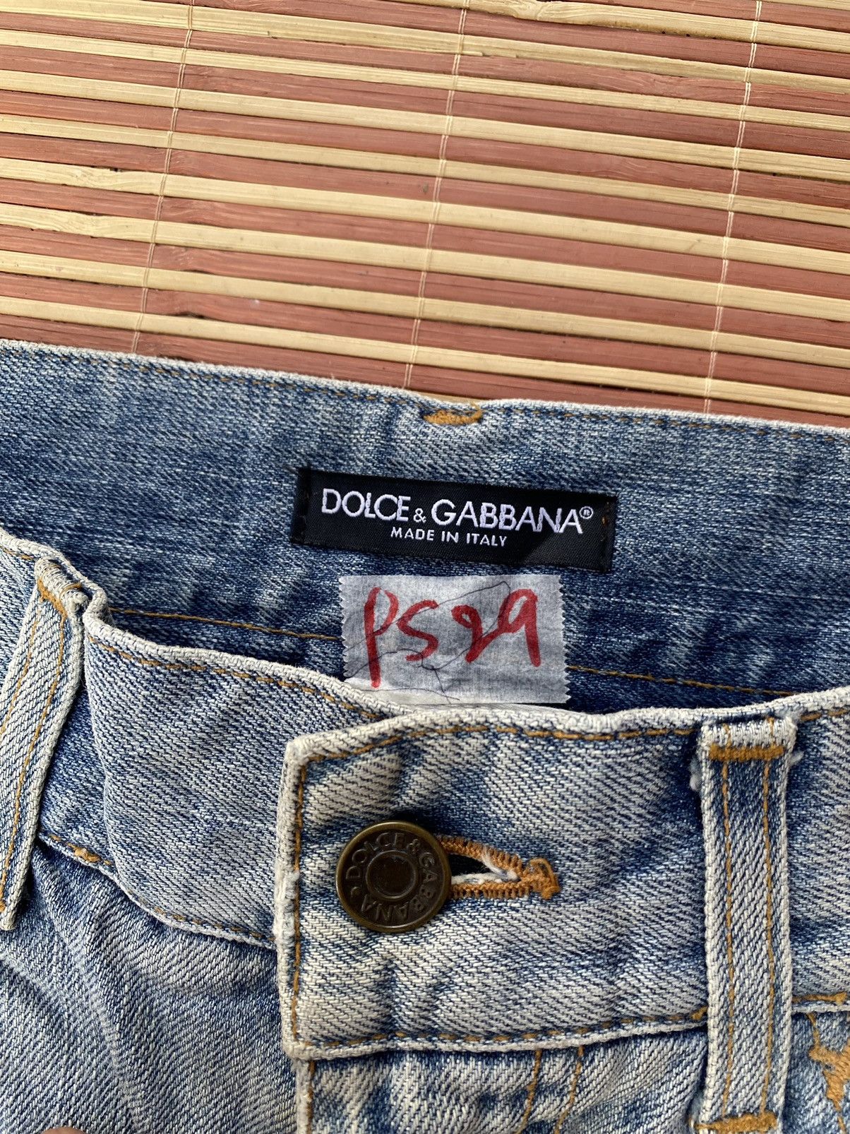 Dolce & Gabbana Vintage Dolce & Gabbana Distressed Pant Size US 32 / EU 48 - 4 Thumbnail