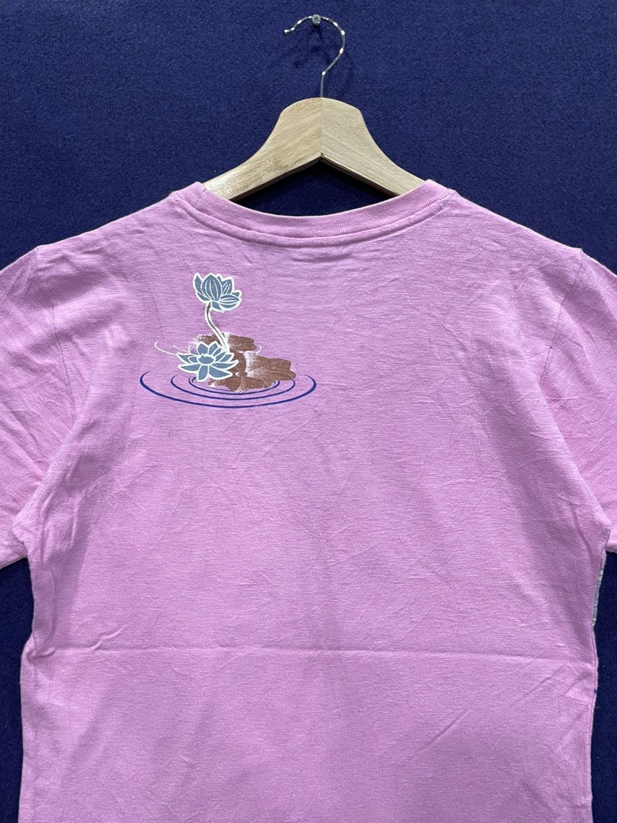 Japanese Brand Sukajan Tshirt ALL OVER PRINT Koi Fish Sexy Pink Size M / US 6-8 / IT 42-44 - 5 Thumbnail