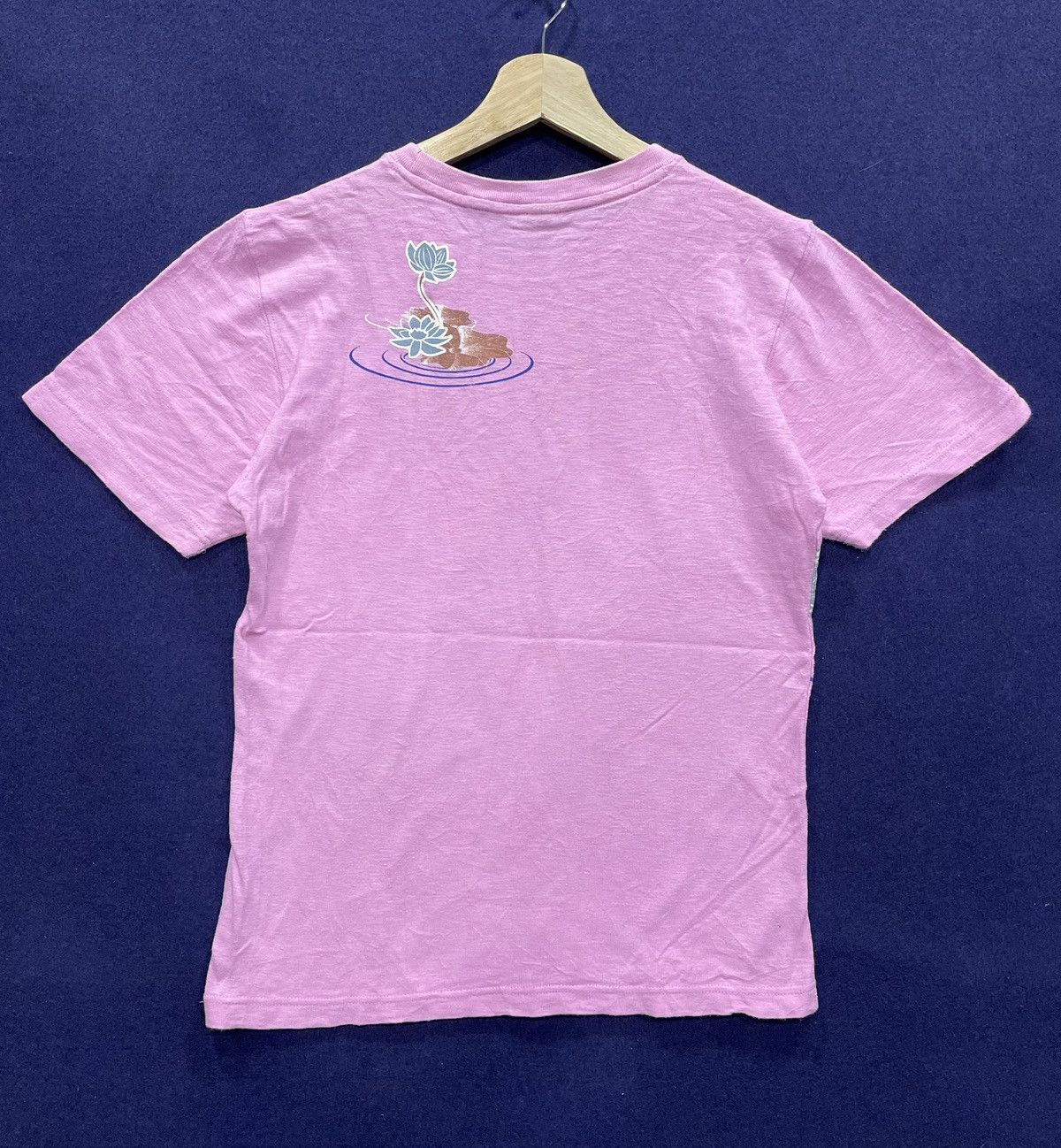 Japanese Brand Sukajan Tshirt ALL OVER PRINT Koi Fish Sexy Pink Size M / US 6-8 / IT 42-44 - 4 Thumbnail