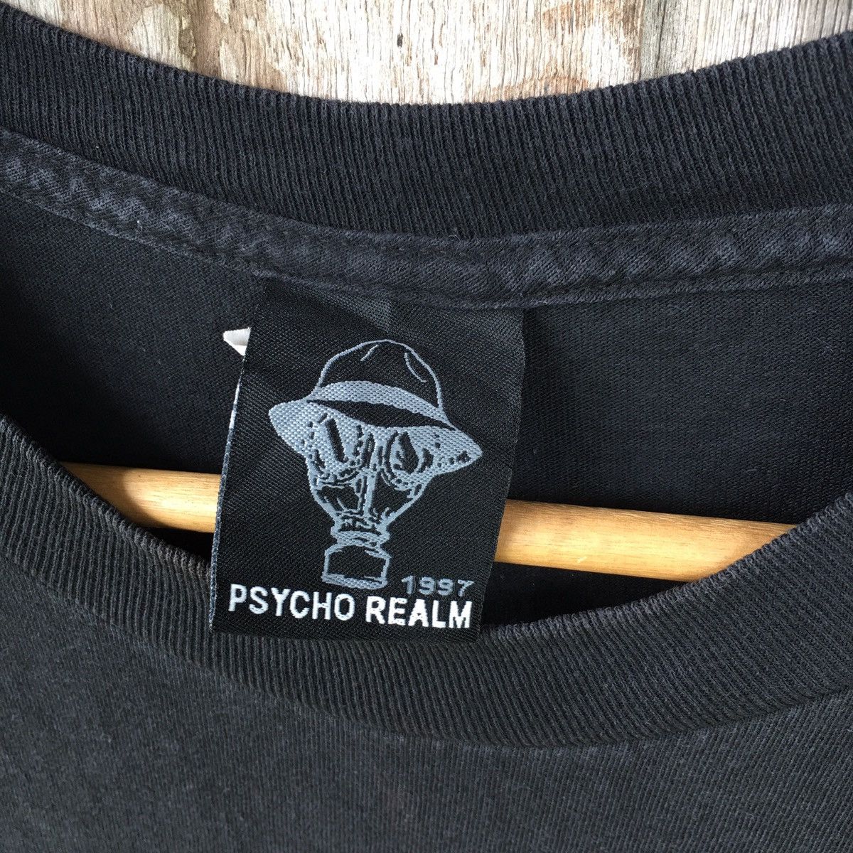 Vintage Thrashed Faded Vintage The Psycho Realm ERD GRUNGE TEE Size US L / EU 52-54 / 3 - 3 Thumbnail
