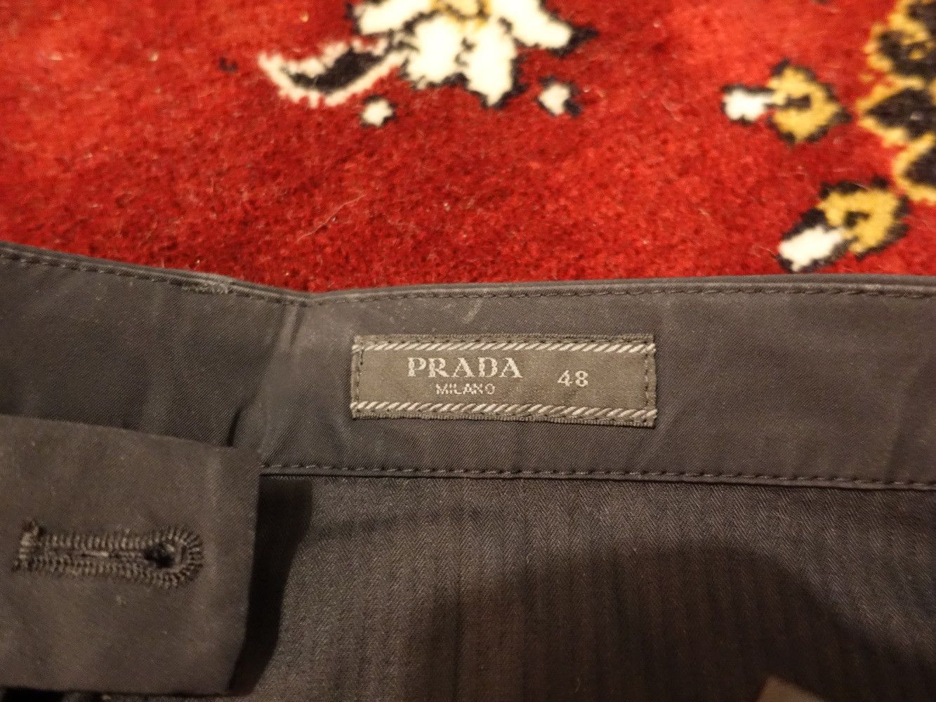 Prada NYLON GAB VELCRO CUFF TROUSERS Size US 32 / EU 48 - 8 Thumbnail