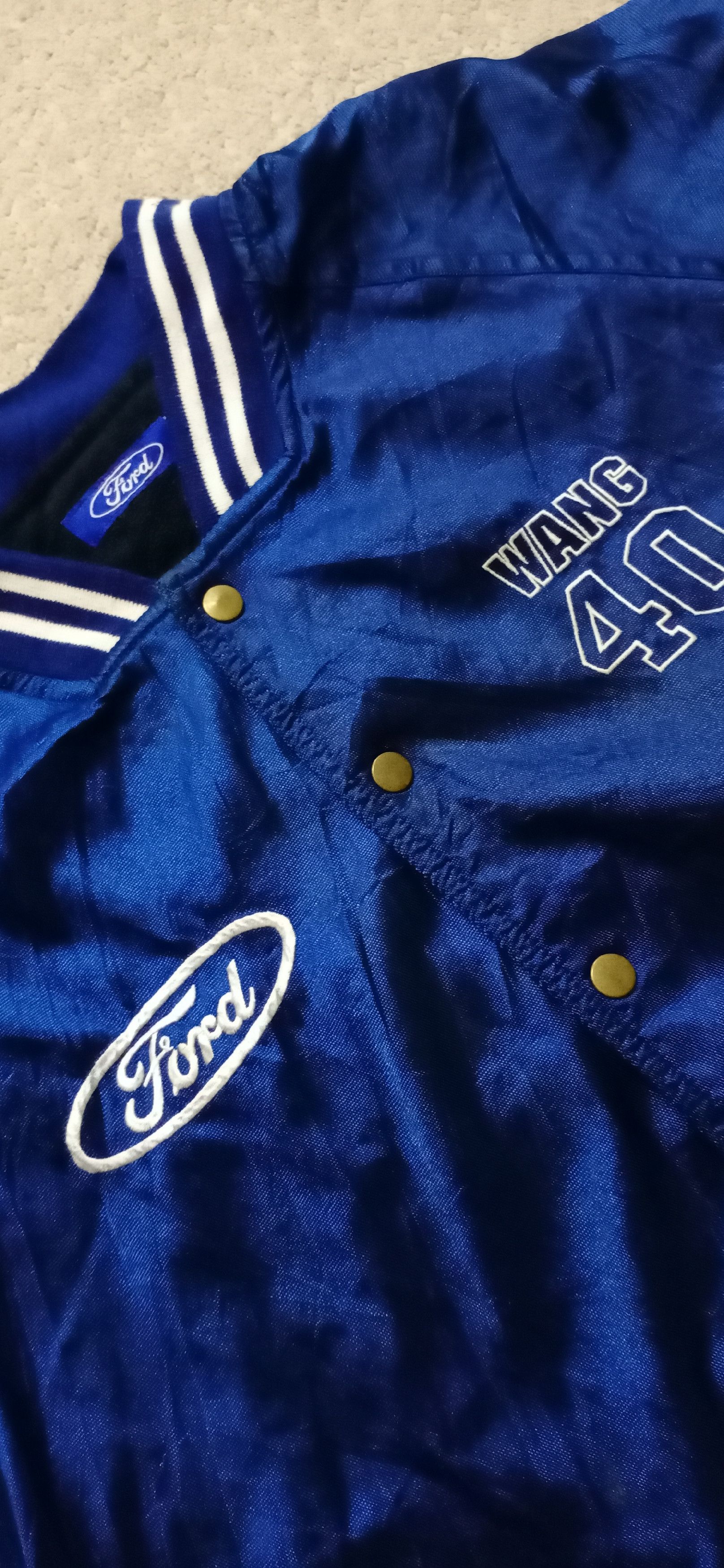 Ford × Vintage Vintage Ford Varsity Jacket Embroided Logo Size US L / EU 52-54 / 3 - 4 Thumbnail