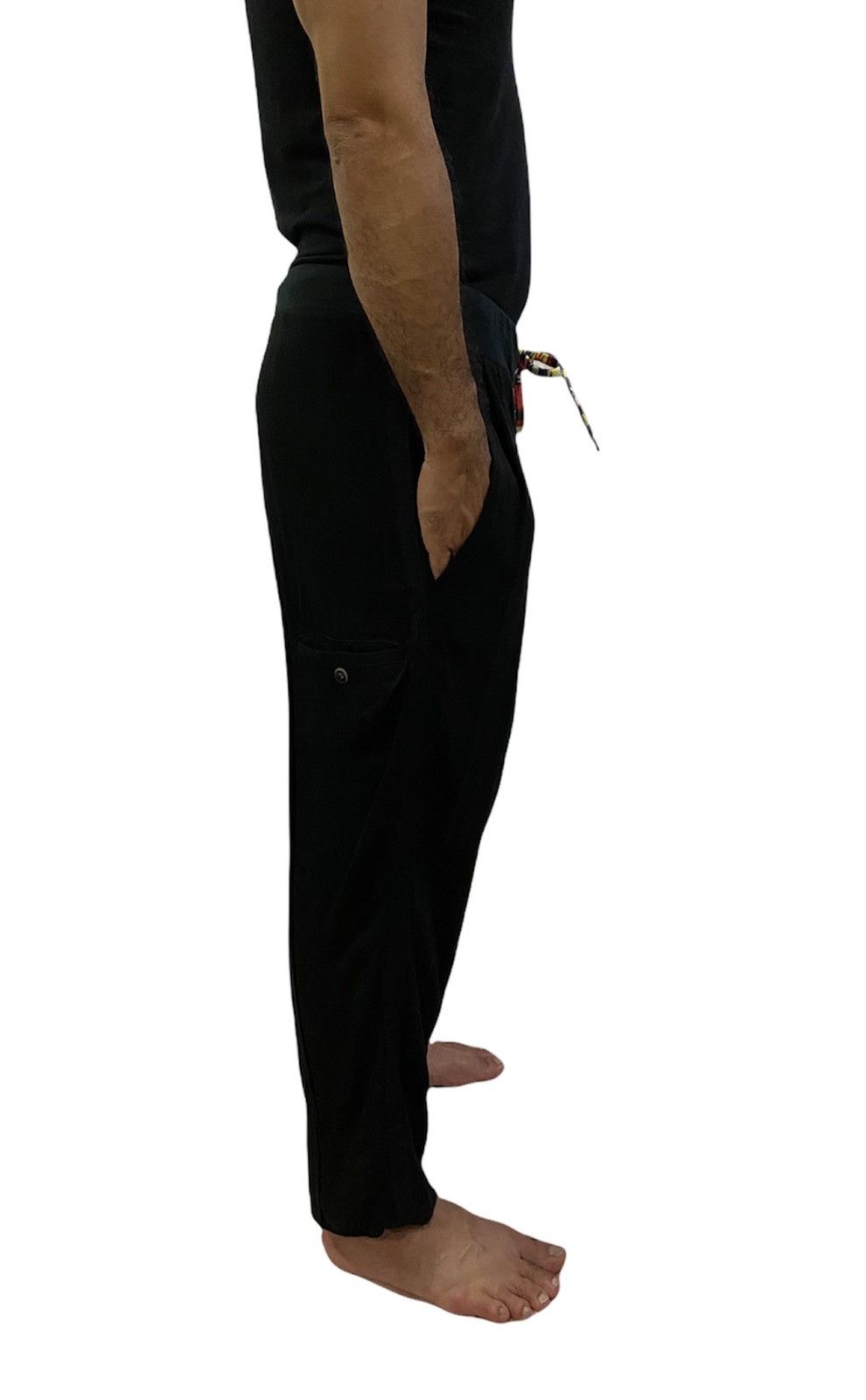 Issey Miyake Mercibeaucoup Rayon Drop Crotch Pants Size US 32 / EU 48 - 4 Thumbnail
