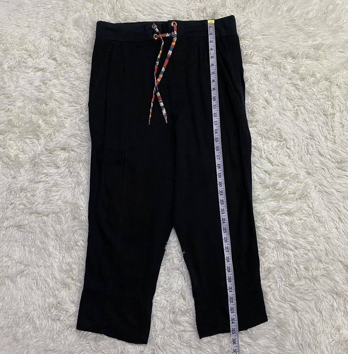 Issey Miyake Mercibeaucoup Rayon Drop Crotch Pants Size US 32 / EU 48 - 22 Thumbnail
