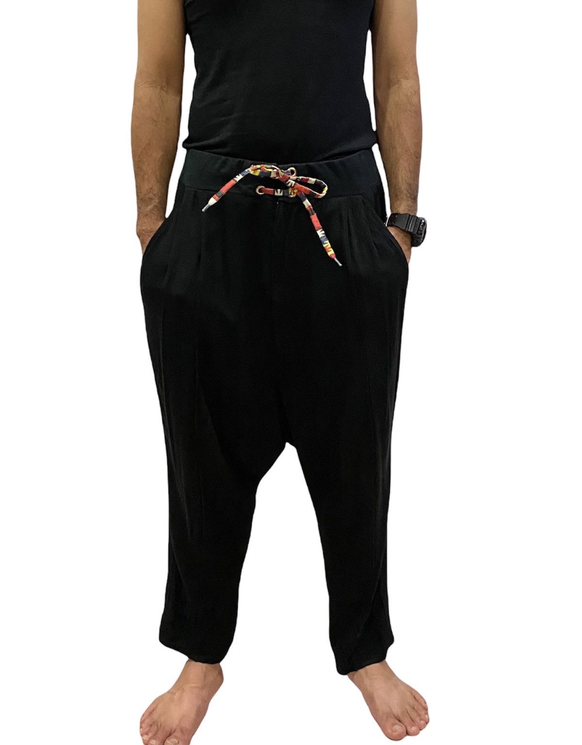 Issey Miyake Mercibeaucoup Rayon Drop Crotch Pants Size US 32 / EU 48 - 1 Thumbnail