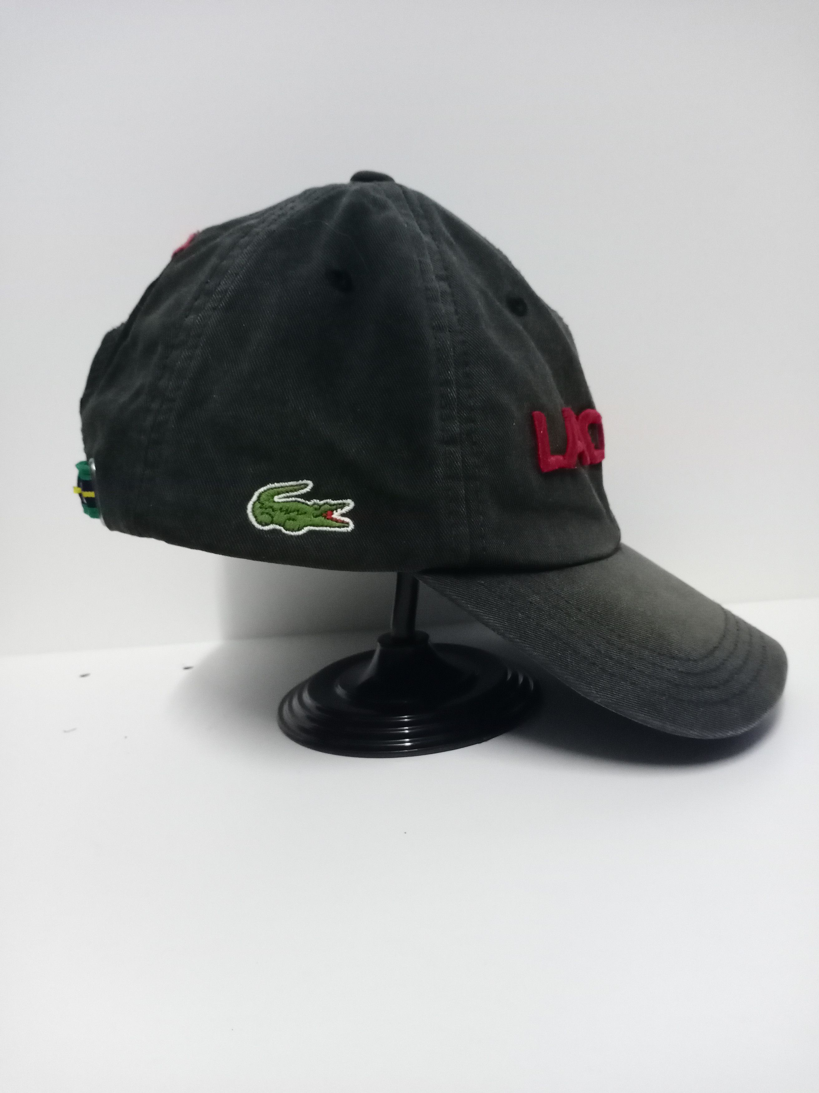 Lacoste Vintage Lacoste Big Spellout adjustable Cap Size ONE SIZE - 3 Thumbnail