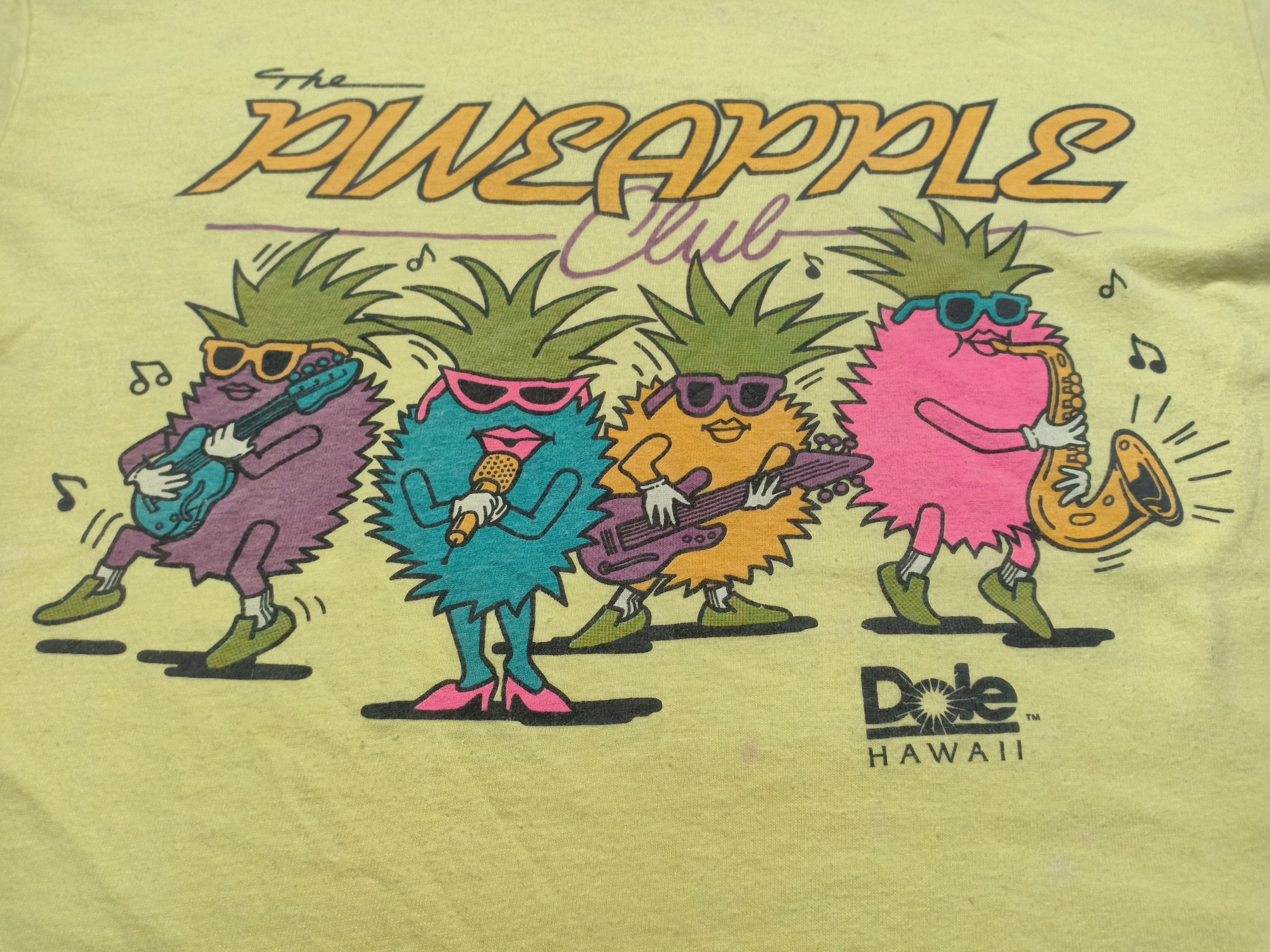 Hanes Vintage Dole Hawaii Hawaiian The Pineapple Club T-shirt Size US M / EU 48-50 / 2 - 3 Thumbnail