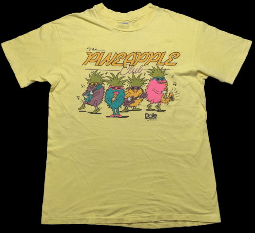 Hanes Vintage Dole Hawaii Hawaiian The Pineapple Club T-shirt Size US M / EU 48-50 / 2 - 1 Thumbnail