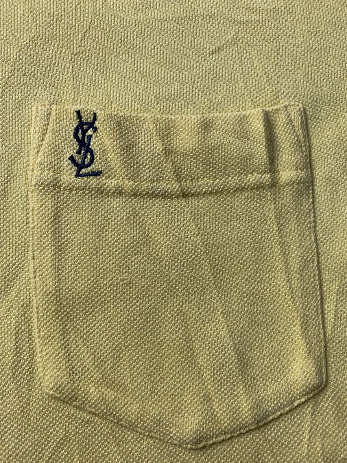 Yves Saint Laurent Ysl Yves Saint Laurent Single Pocket Polo Tee Size US L / EU 52-54 / 3 - 2 Thumbnail