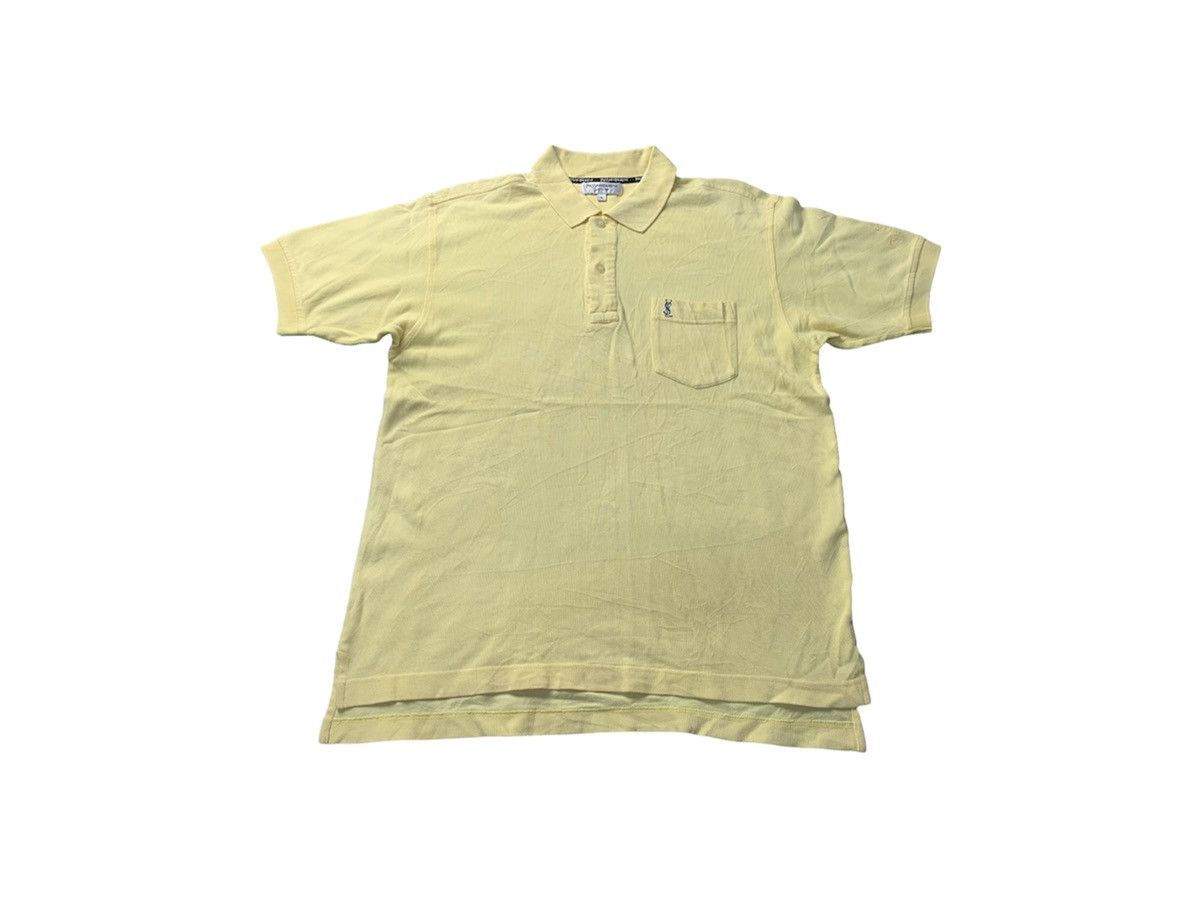 Yves Saint Laurent Ysl Yves Saint Laurent Single Pocket Polo Tee Size US L / EU 52-54 / 3 - 1 Thumbnail