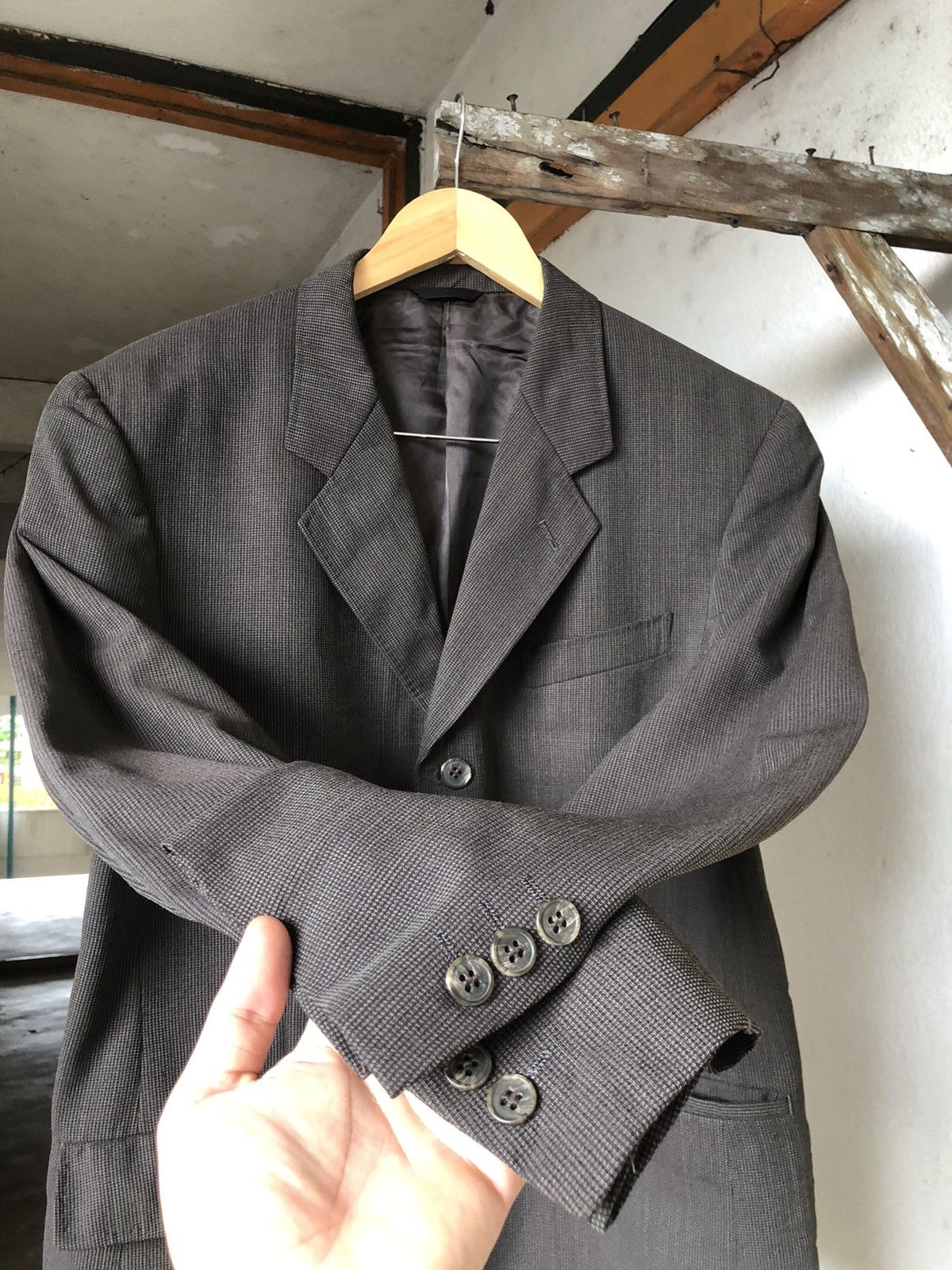 Yohji Yamamoto Vintage Yohji Yamamoto Single Breasted Blazer Size US XL / EU 56 / 4 - 14 Thumbnail