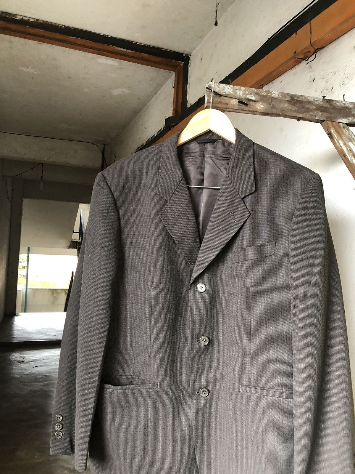 Yohji Yamamoto Vintage Yohji Yamamoto Single Breasted Blazer Size US XL / EU 56 / 4 - 7 Thumbnail