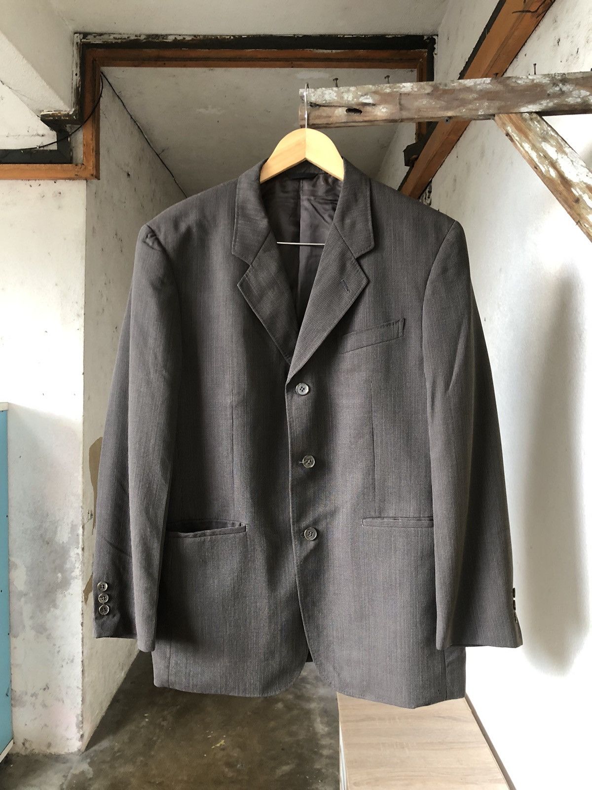 Yohji Yamamoto Vintage Yohji Yamamoto Single Breasted Blazer Size US XL / EU 56 / 4 - 3 Thumbnail