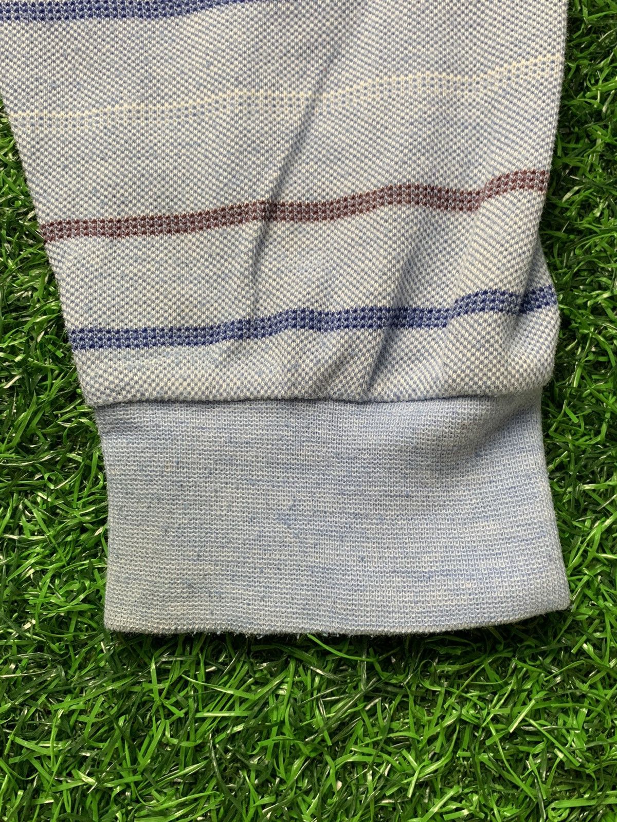 Japanese Brand Kansai Yamamoto Single Pocket Long Sleeve Striped Design Size US M / EU 48-50 / 2 - 5 Thumbnail