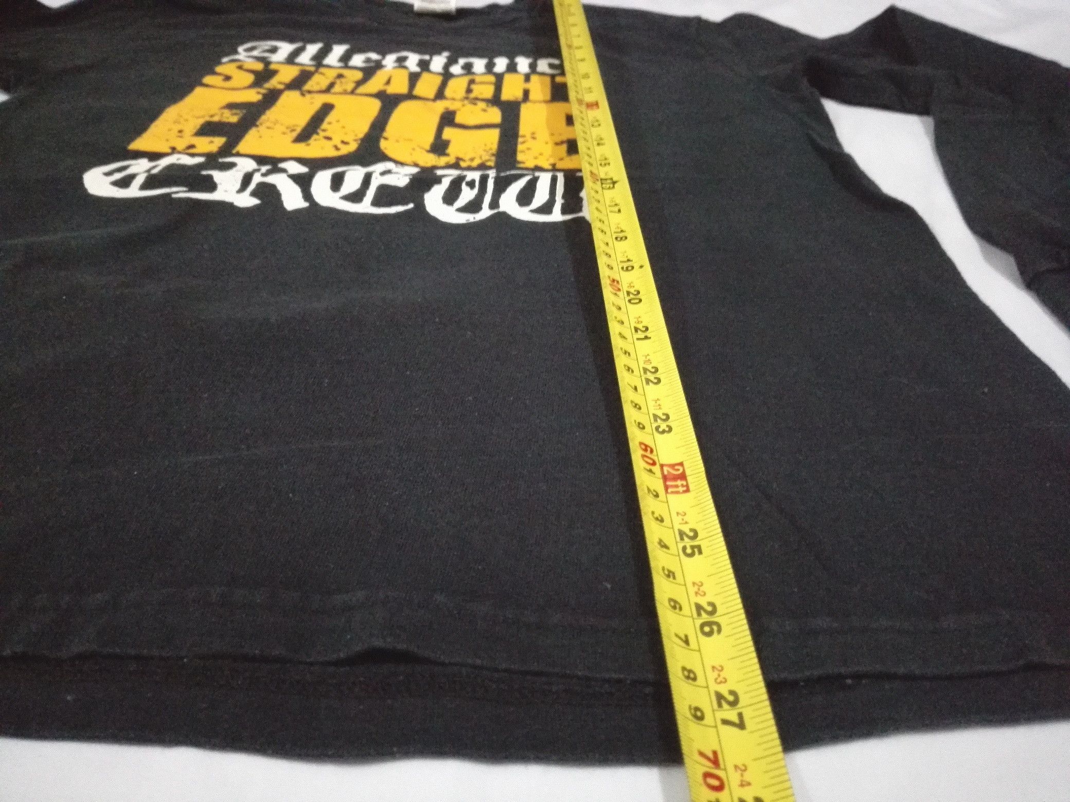 Band Tees STRAIGHT EDGE Allegiance Crew Tee Band Records Size US M / EU 48-50 / 2 - 6 Thumbnail