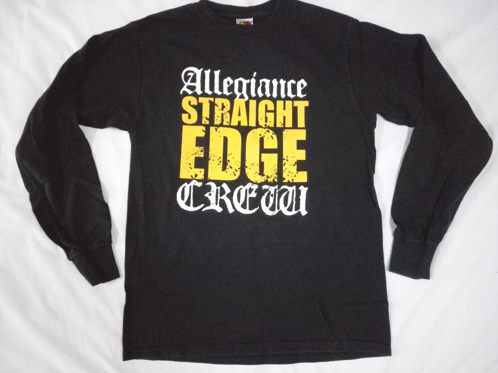 Band Tees STRAIGHT EDGE Allegiance Crew Tee Band Records Size US M / EU 48-50 / 2 - 1 Thumbnail