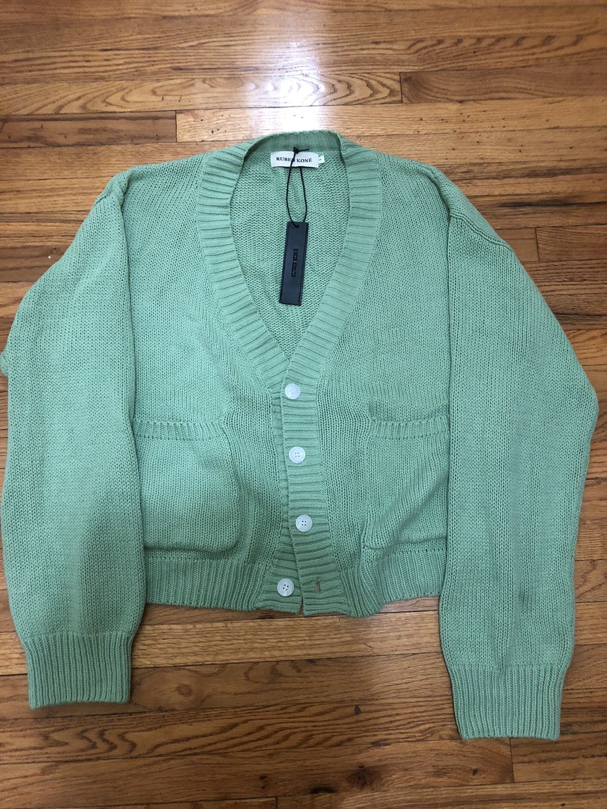 Ruben Kone Mint Cardigan