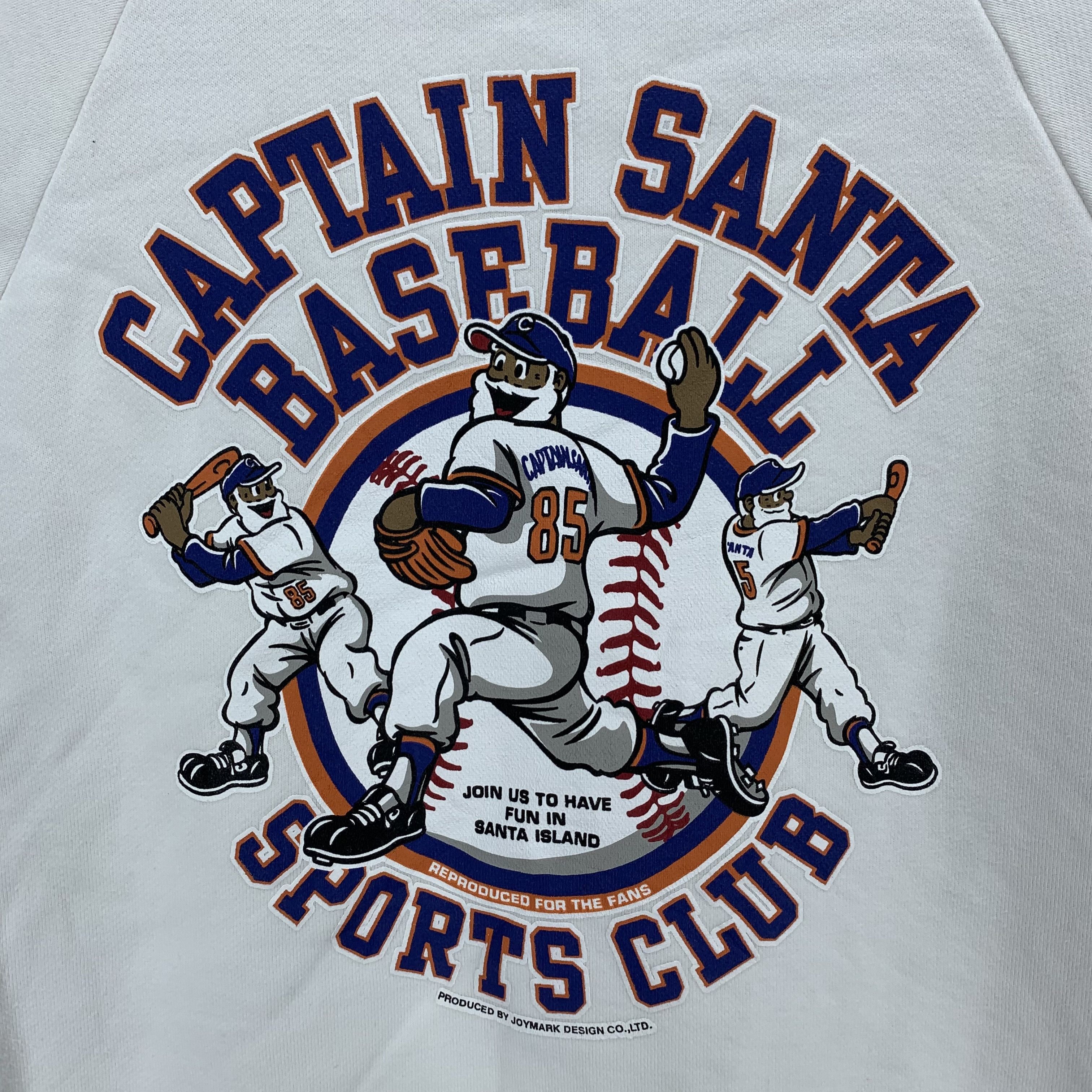 Japanese Brand Captain Santa Baseball Team Big Logo Sweatshirt #3016-58 Size US L / EU 52-54 / 3 - 2 Thumbnail