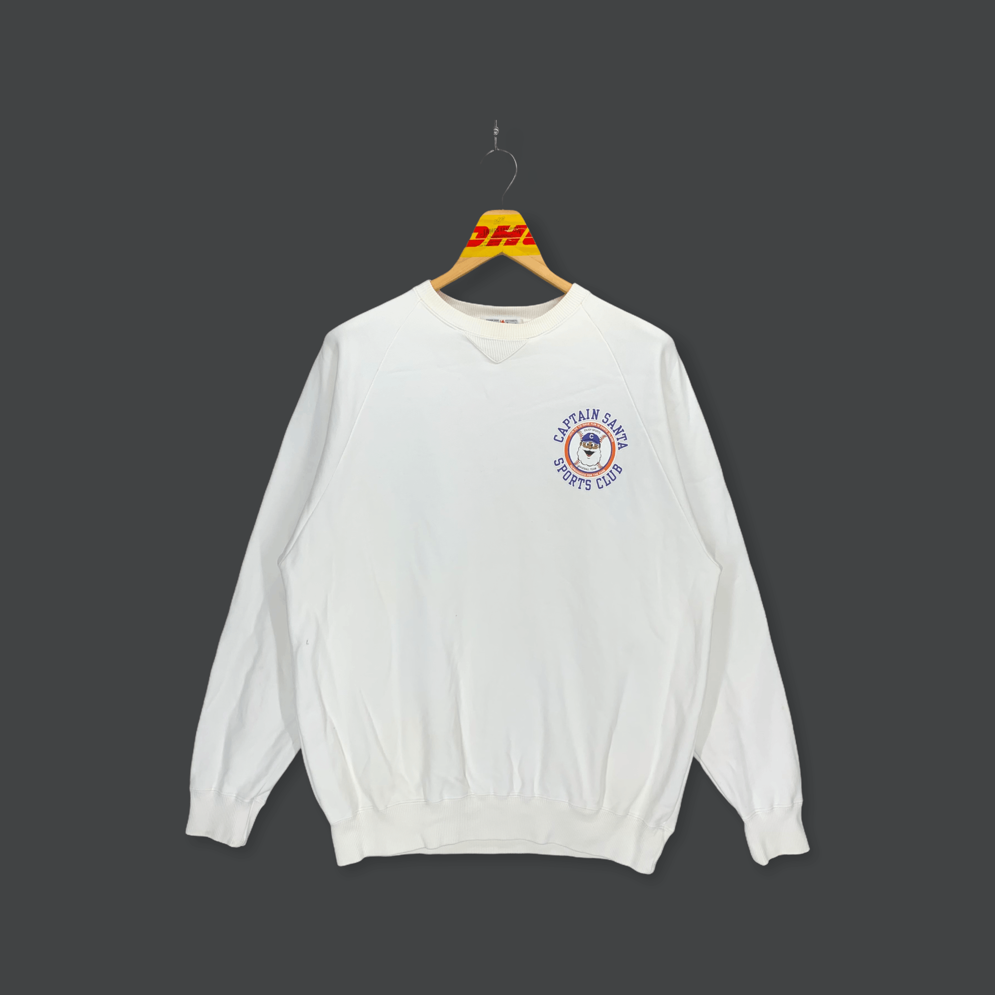 Japanese Brand Captain Santa Baseball Team Big Logo Sweatshirt #3016-58 Size US L / EU 52-54 / 3 - 3 Thumbnail