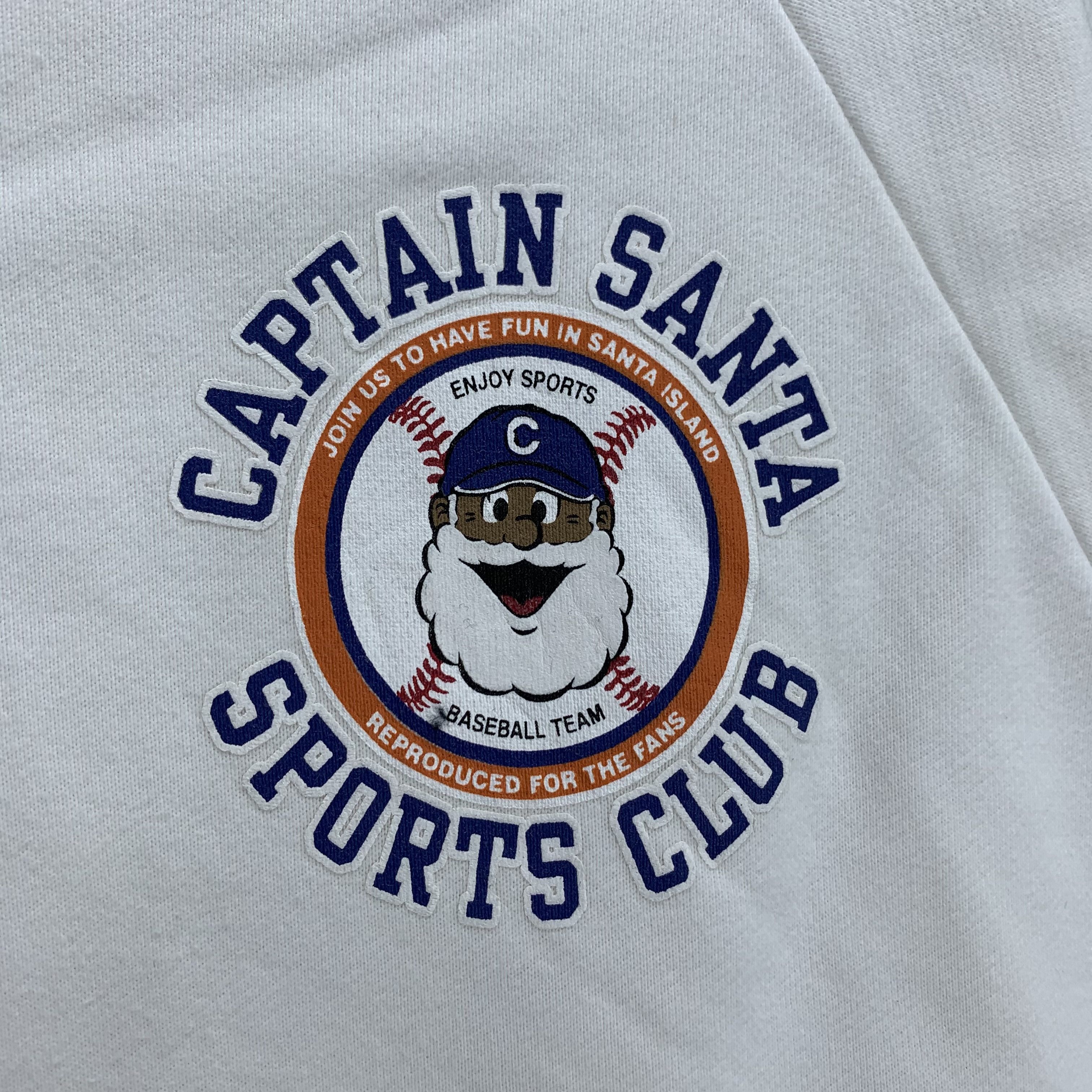 Japanese Brand Captain Santa Baseball Team Big Logo Sweatshirt #3016-58 Size US L / EU 52-54 / 3 - 5 Thumbnail