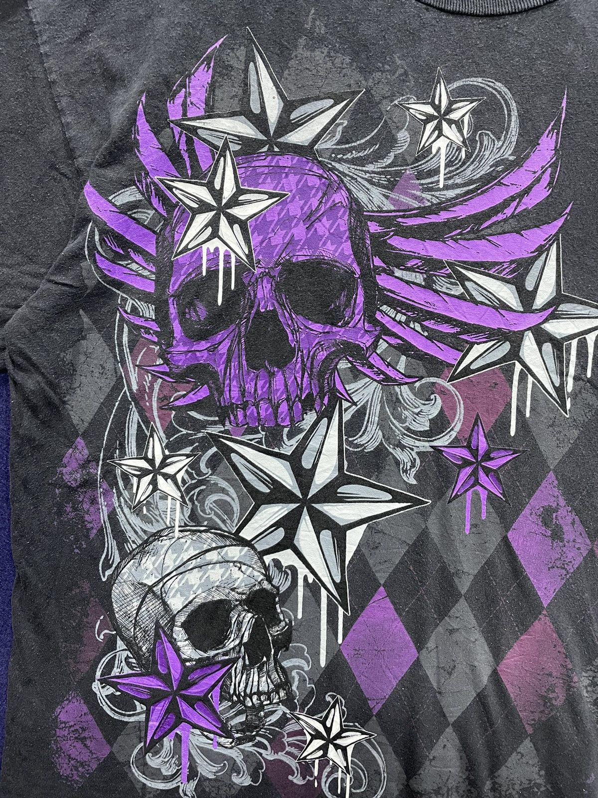 Vintage Vintage Skull Star Big Size US L / EU 52-54 / 3 - 4 Thumbnail
