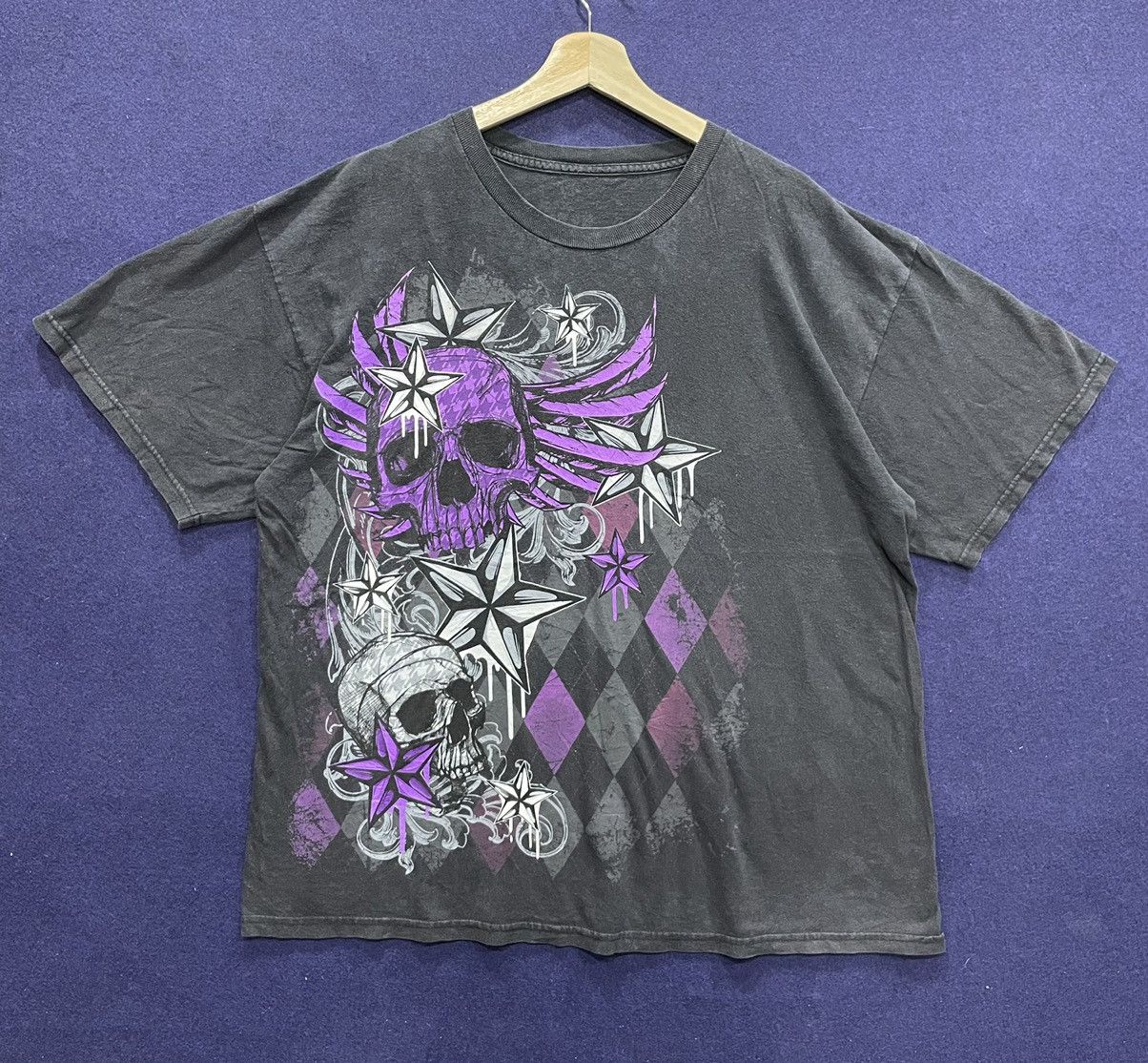 Vintage Vintage Skull Star Big Size US L / EU 52-54 / 3 - 1 Thumbnail