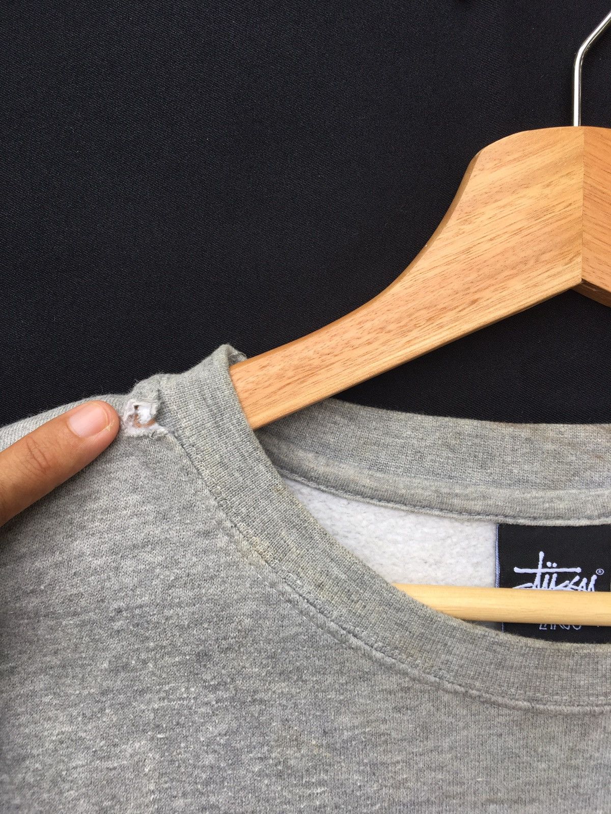 Stussy Vintage Stussy Big Logo Spellout Sweater Size US L / EU 52-54 / 3 - 6 Thumbnail